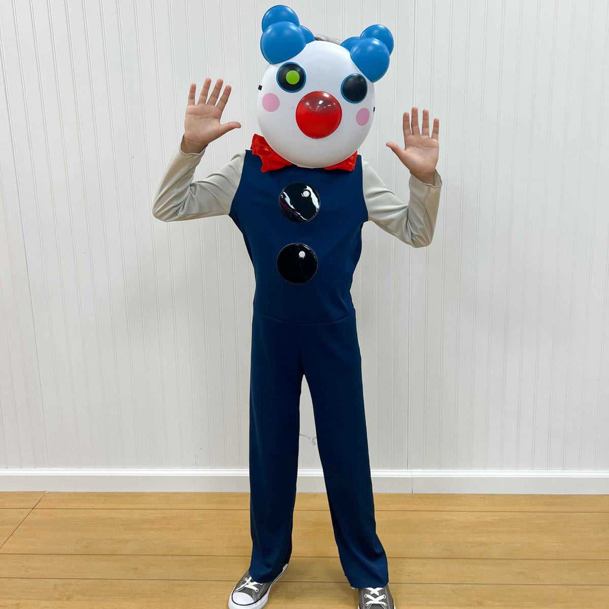Clowny Kids Costume, Official Piggy Halloween Costume with Mask, Child Size (14-16)