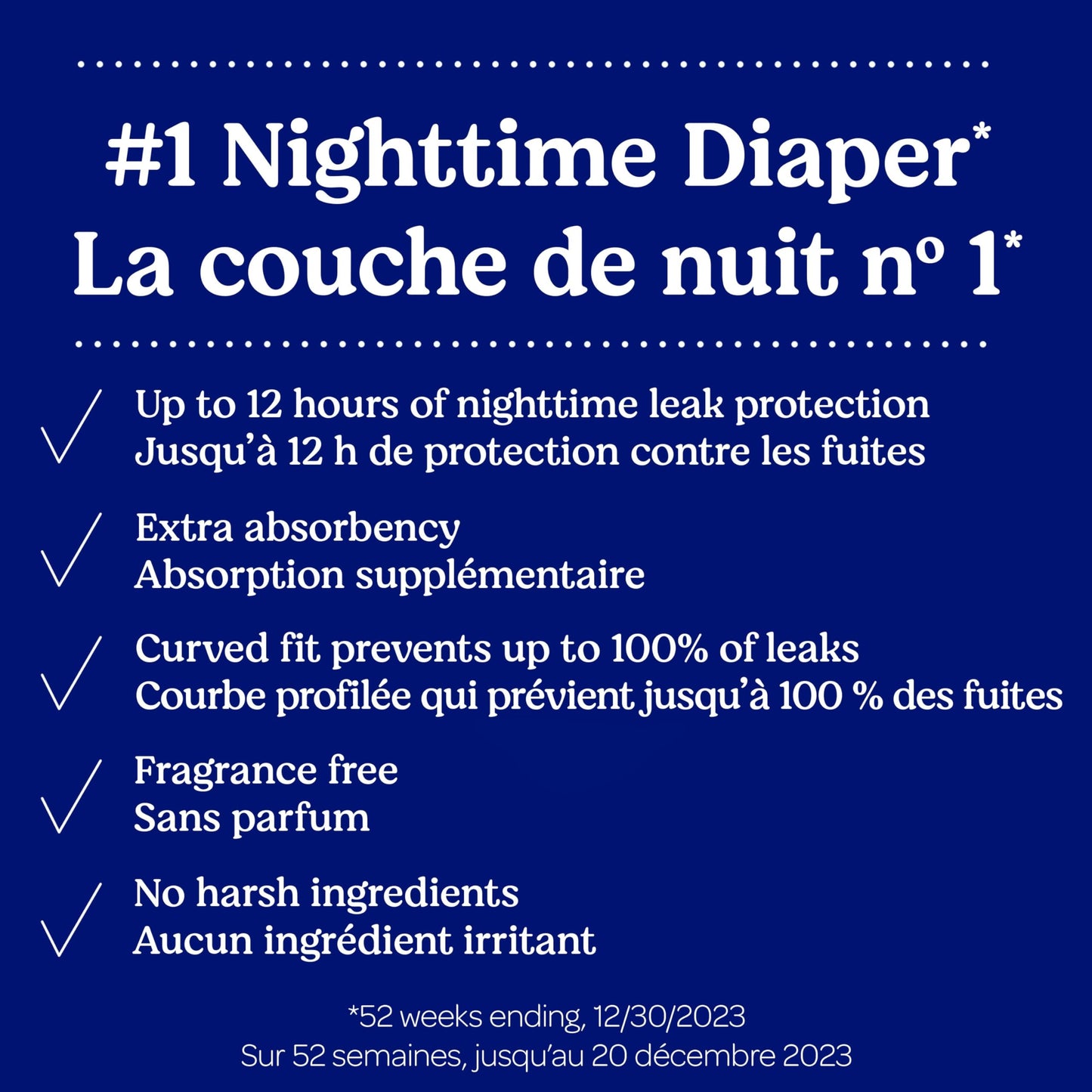 Huggies Overnites Nighttime Baby Diapers, Size 5, 100 Ct 🍁 All In One Marketplace Canada