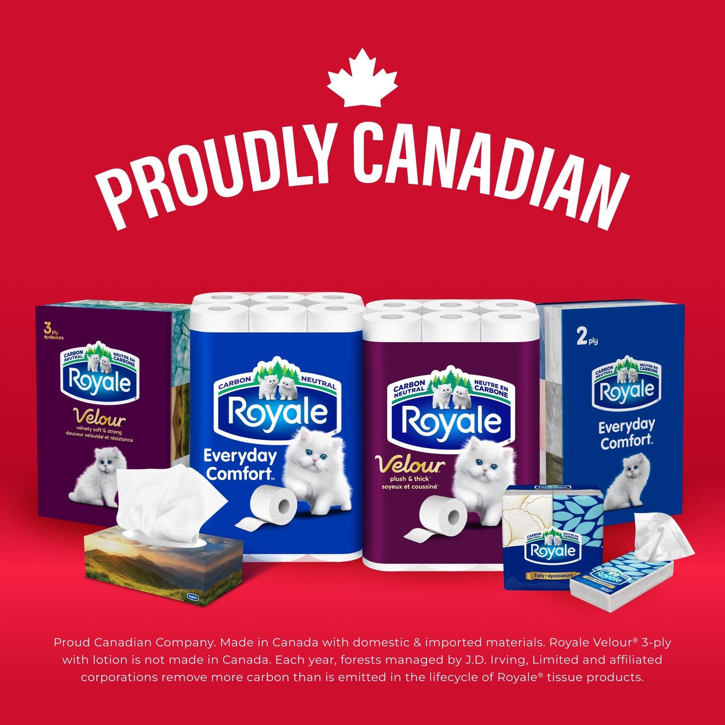 Royale 3-Ply Strong Toilet Paper, 48 Equal 96 Rolls, 165 Bathroom Tissues per roll 🍁 All In One Marketplace Canada