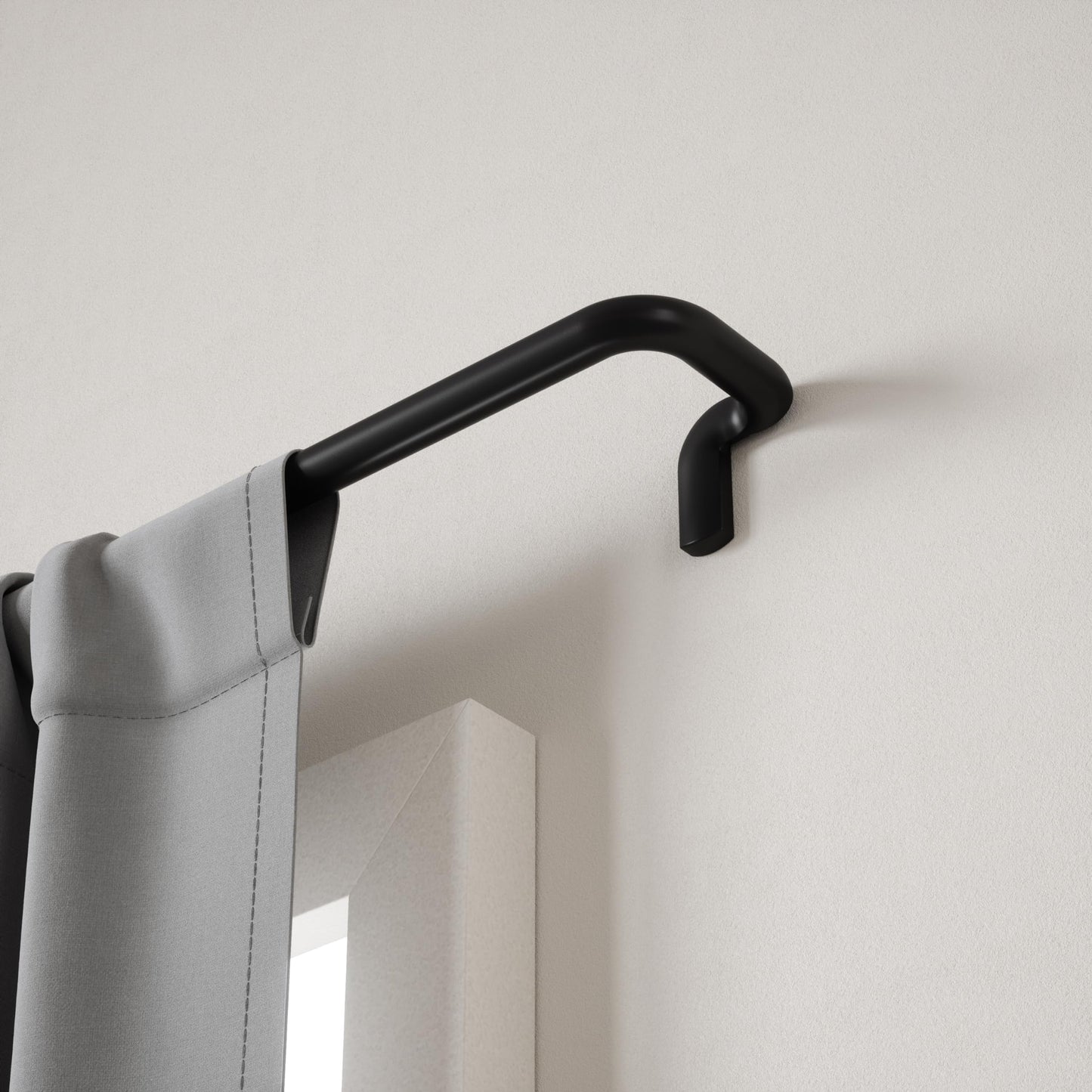 Umbra Twilight Curtain Rod Set – Wrap Around Design Ideal for Blackout or Room Darkening Panels, 30 to 84 Inches, Black 🍁 All In One Marketplace Canada