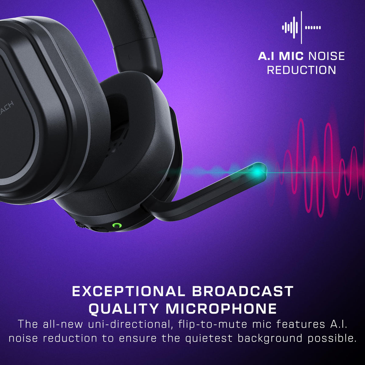 Turtle Beach Stealth 700 Wireless Multiplatform Gaming Headset for Xbox Series X|S, Xbox One, PC, PS5, PS4, & Mobile – 60mm Speakers, A.I. Noise-Cancelling Mic, Bluetooth, 80-Hr Battery – Black 🍁 All In One Marketplace Canada
