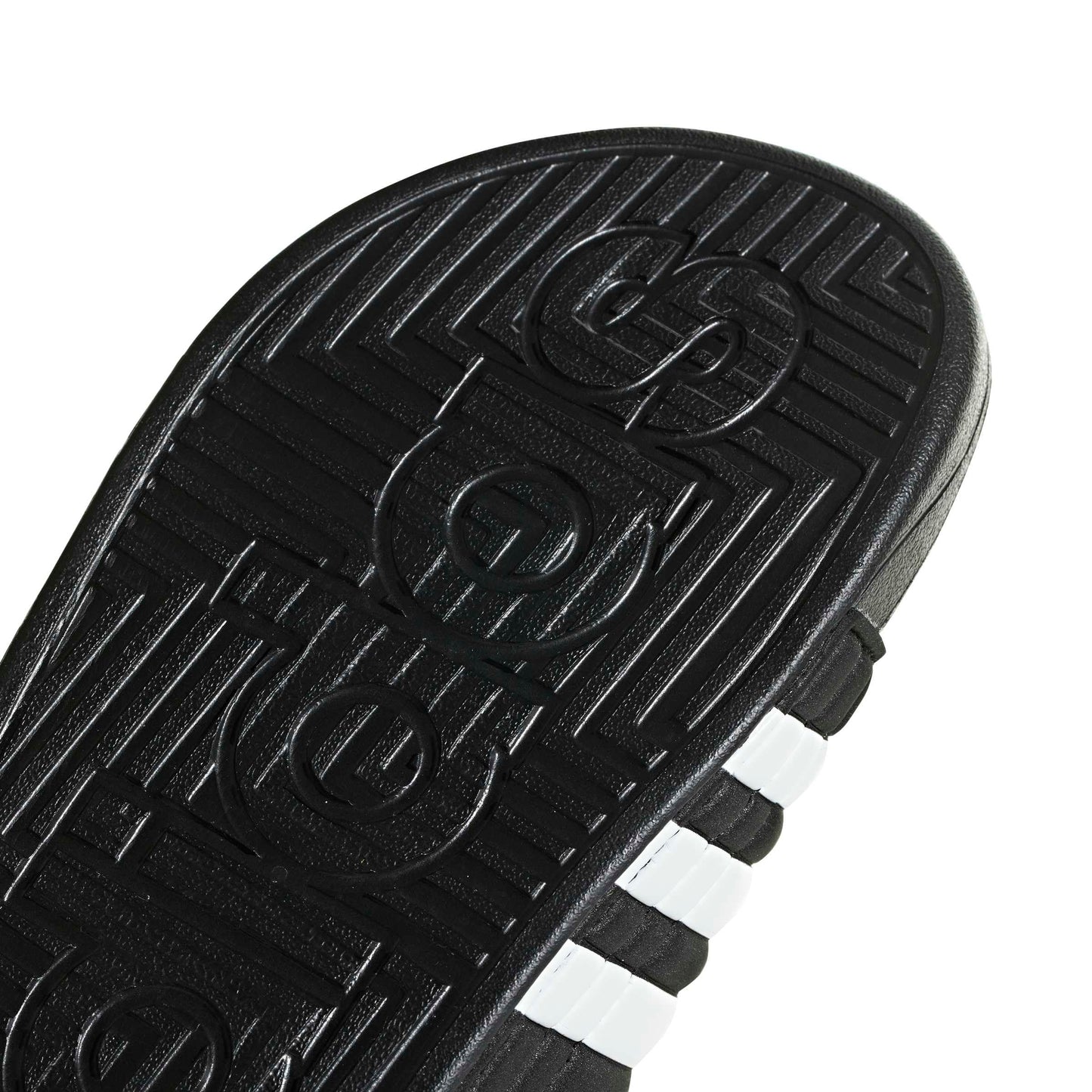 adidas Unisex-Adult Adissage, Core Black/White/Core Black, 10 🍁 All In One Marketplace Canada