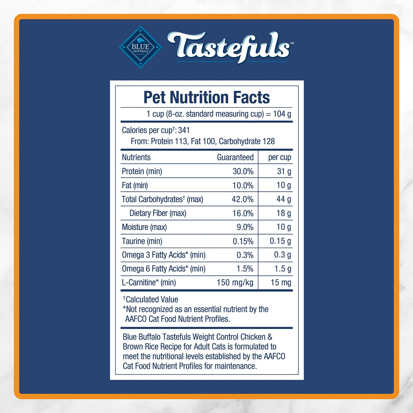 Blue Buffalo Tastefuls Chicken & Brown Rice Recipe Adult Dry Cat Food Weight Control, Real Chicken First, Deliciously Healthy Natural Cat Food, Supports Digestive Care and Coat Health, 15 lbs. 🍁 All In One Marketplace Canada