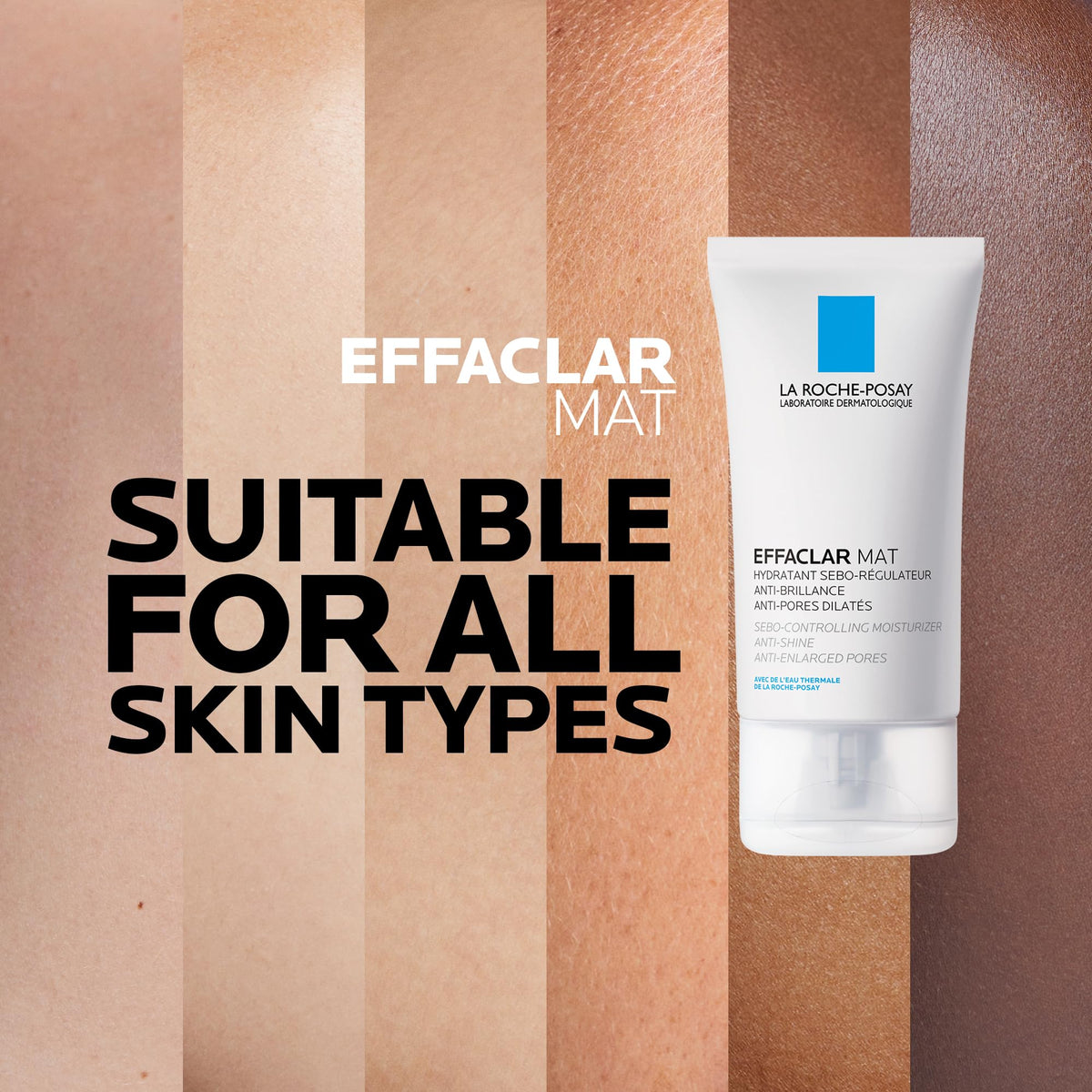 La Roche Posay Face Moisturizer for Oily, Acne-Prone Skin, Effaclar Mat Daily Face Cream, Anti-Shine & Pore Minimizer, Oil-Free, Recommended by Dermatologists, Travel Size, 40ml 🍁 All In One Marketplace Canada