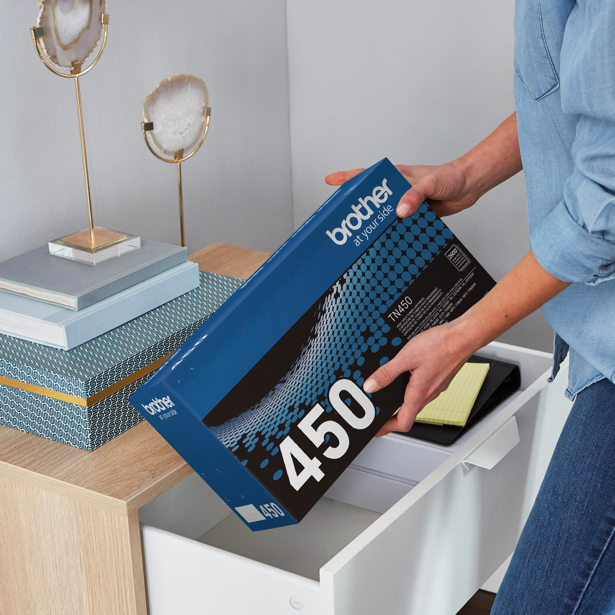 Brother original TN450 High-Yield Black Toner Cartridge, higher yield for value, original toner replacement cartridges, for Brother laser printers DCP-7060D, FAX-2840, HL-2230, MFC-7240 and more 🍁 All In One Marketplace Canada