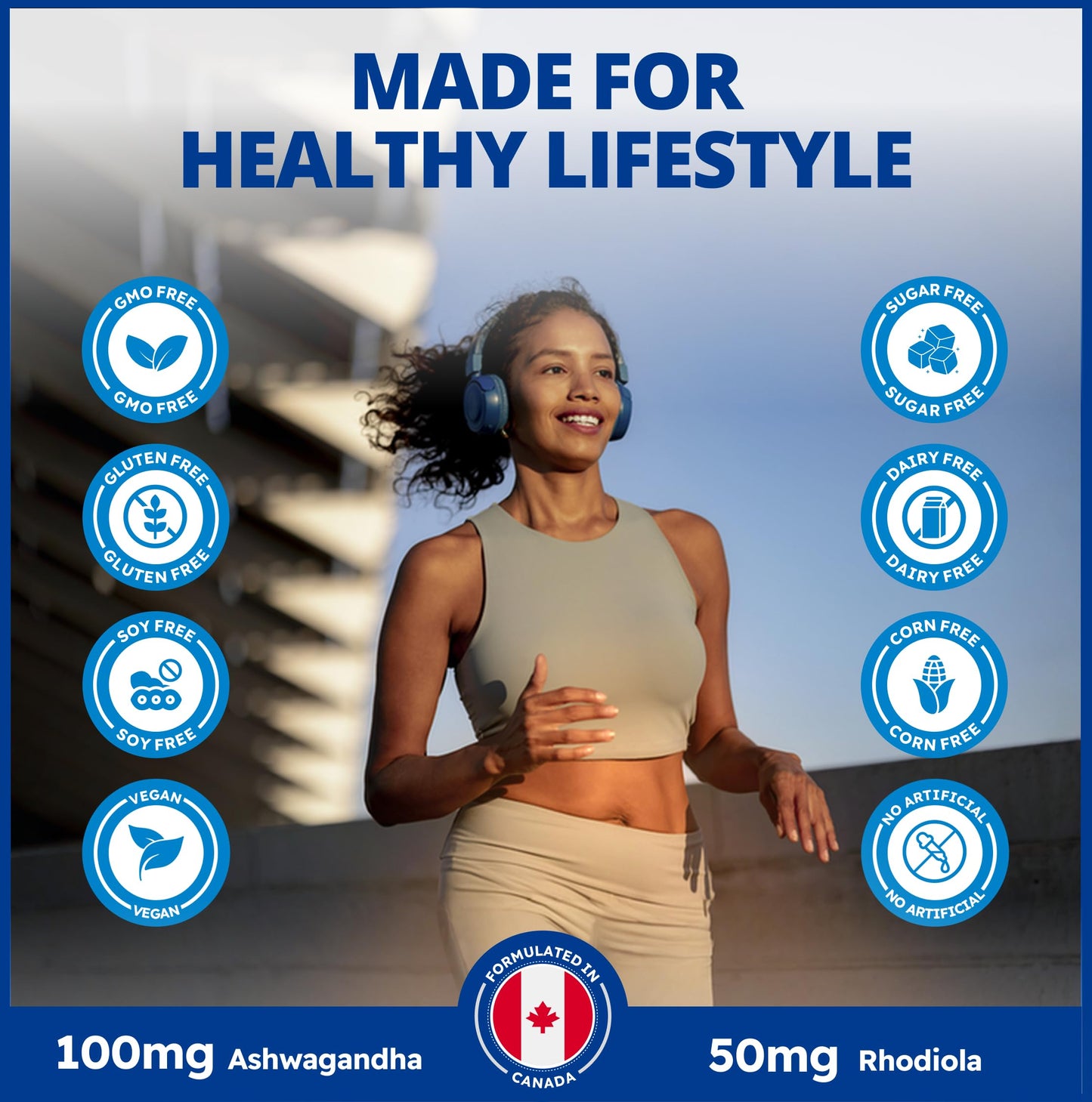 CanPrev Adrenal-Pro Recharge Yourself, 120 Vegan V-Caps with Siberian Ginseng, 30-Day Supply with Ashwagandha, Astragalus, L-Tyrosine, B5 & B6 - Supports Energy Levels, Physical and Mental Vitality 🍁 All In One Marketplace Canada