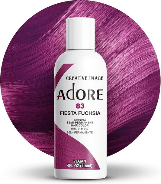 Adore Semi Permanent Hair Color Fiesta Fuchsia 83 4 oz