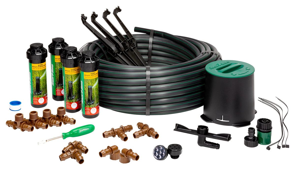 Rain Bird 32HE In-Ground Pro Rotor Pop-up Sprinkler System Kit with Click-N-Go Garden Hose Connection 🍁 All In One Marketplace Canada