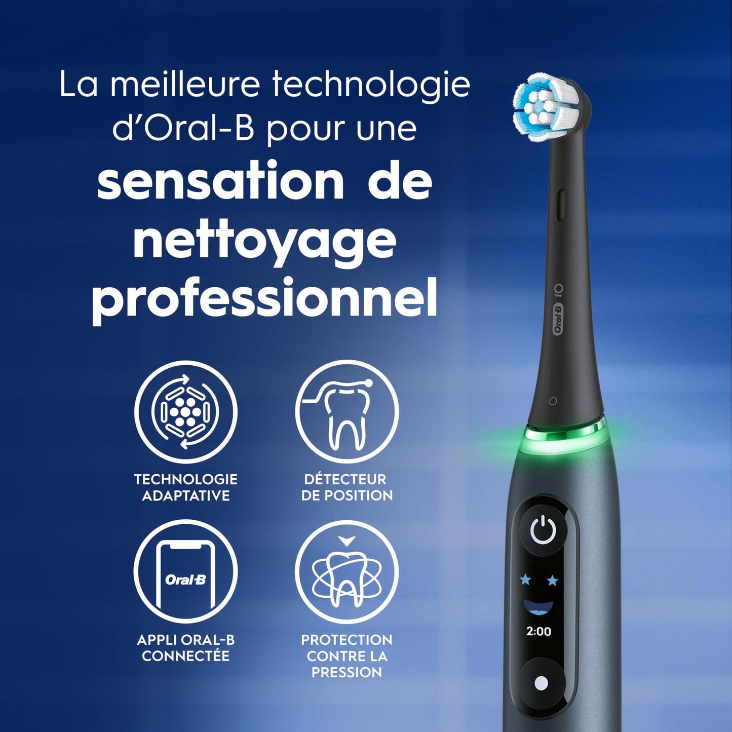 Oral-B iO Series 9 Electric Toothbrush with 4 Oral-B Replacement Brush Heads, Rose Quartz 🍁 All In One Marketplace Canada
