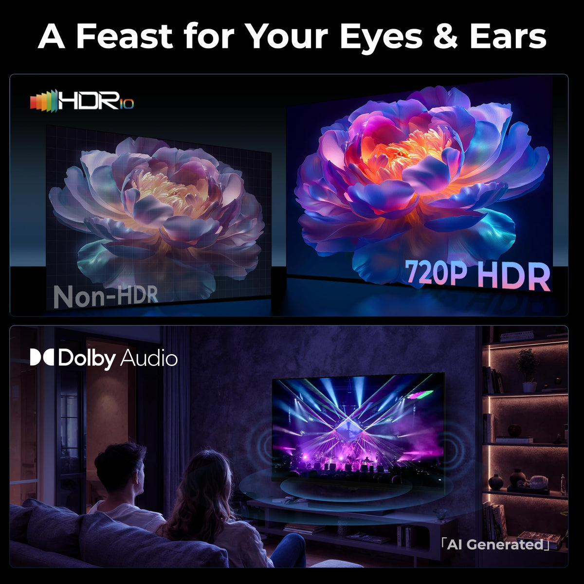 FPD 32 Inch Smart TV 720p HD Powered by Tizen OS Compatible with Samsung TV Plus, Dolby Audio, HDR 10, Gaming Hub, SmartThings, Voice Control, Built-in Miracast, Flat Screen Television (AT32-P1, 2026) 🍁 All In One Marketplace Canada