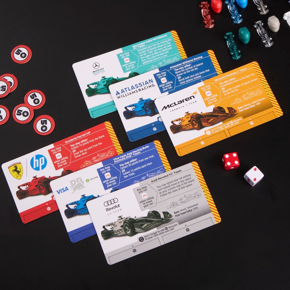 Monopoly F1 Edition Board Game | Officially Licensed Formula 1 Game | Family Games for Kids, Teens and Adults | 2-6 Players | 45 Mins. | Ages 8+ (English) 🍁 All In One Marketplace Canada