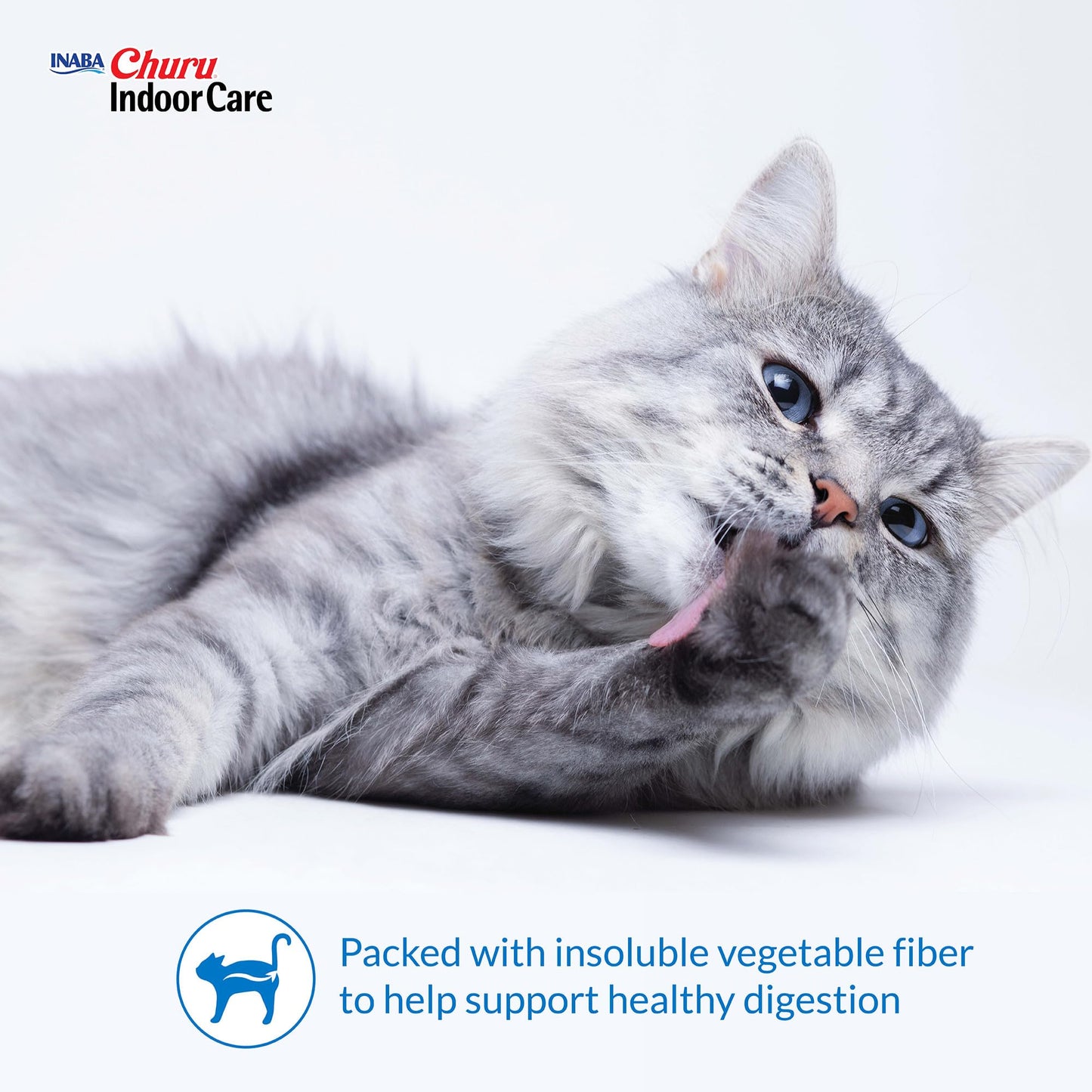 INABA Churu Indoor Care for Hairball Control, Functional Lickable Cat Treat with Taurine & Green Tea Extract, 14g Each, 60 Tubes Total, Tuna & Chicken Variety 🍁 All In One Marketplace Canada