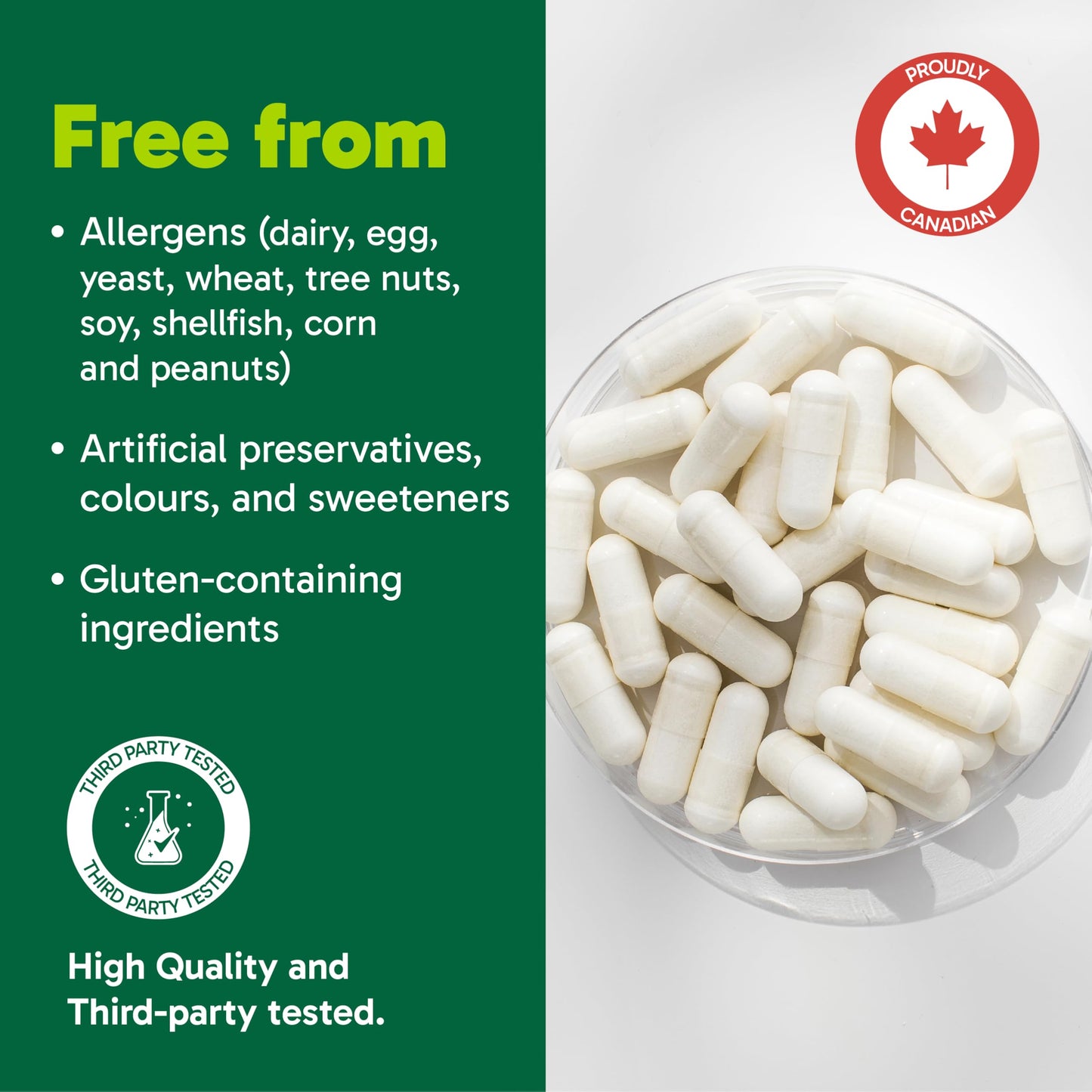 Organika Enhanced Collagen Protein Capsules - For Healthy Hair, Skin, Nails, Joints - Hydrolyzed For Better Absorption – Grass-Fed, Non-GMO - 240 Capsules 🍁 All In One Marketplace Canada