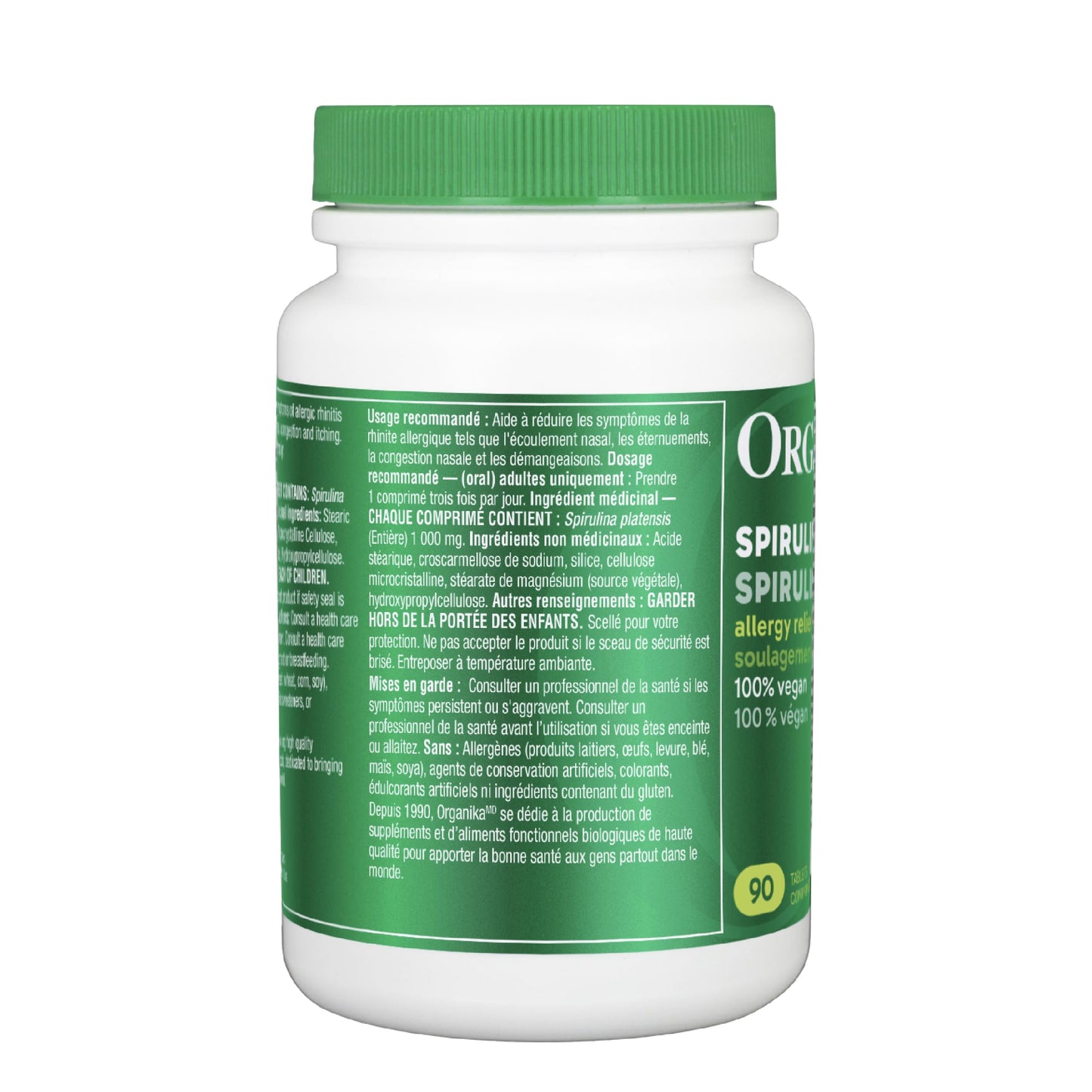 Organika Spirulina 90 Tabs 🍁 All In One Marketplace Canada