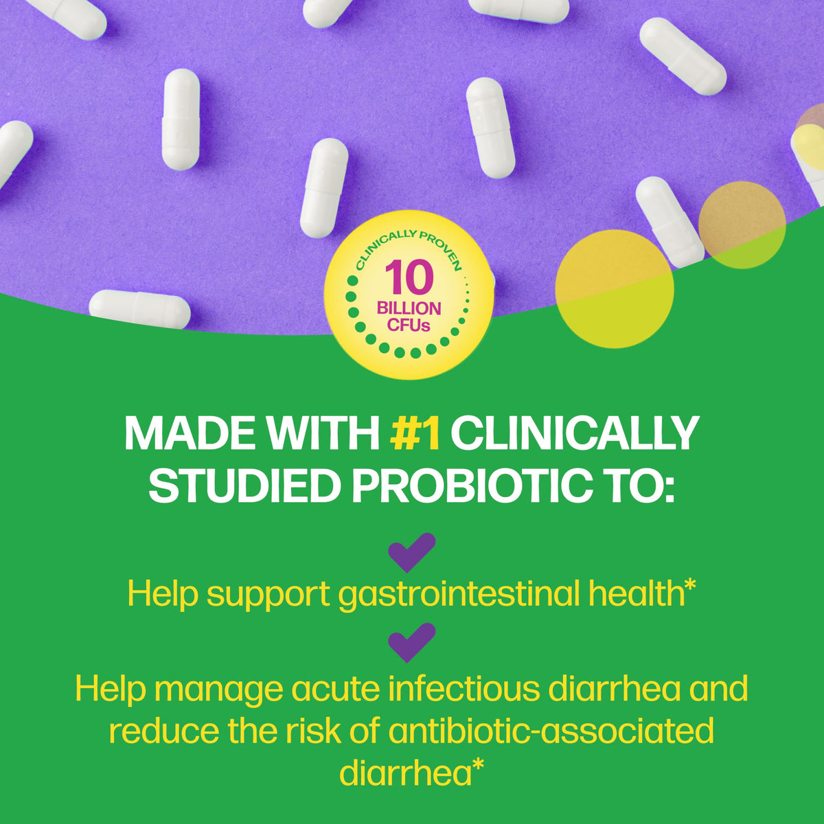 Culturelle Daily Digestive Health Daily Probiotic for Men and Women, With 100% Naturally Sourced Lactobacillus GG Strain, Pharmacist Recommended Gluten Free and Vegan, 50 Count Capsules (Pack of 1) 🍁 All In One Marketplace Canada