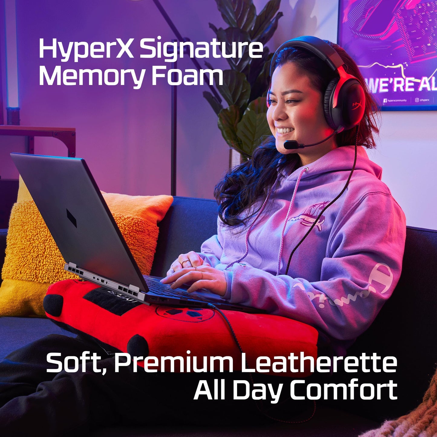 HyperX Cloud III – Wired Gaming Headset, PC, PS5, Xbox Series X|S, Angled 53mm Drivers, DTS Spatial Audio, Memory Foam, Durable Frame, Ultra-Clear 10mm Mic, USB-C, USB-A, 3.5mm – Black/Red 🍁 All In One Marketplace Canada