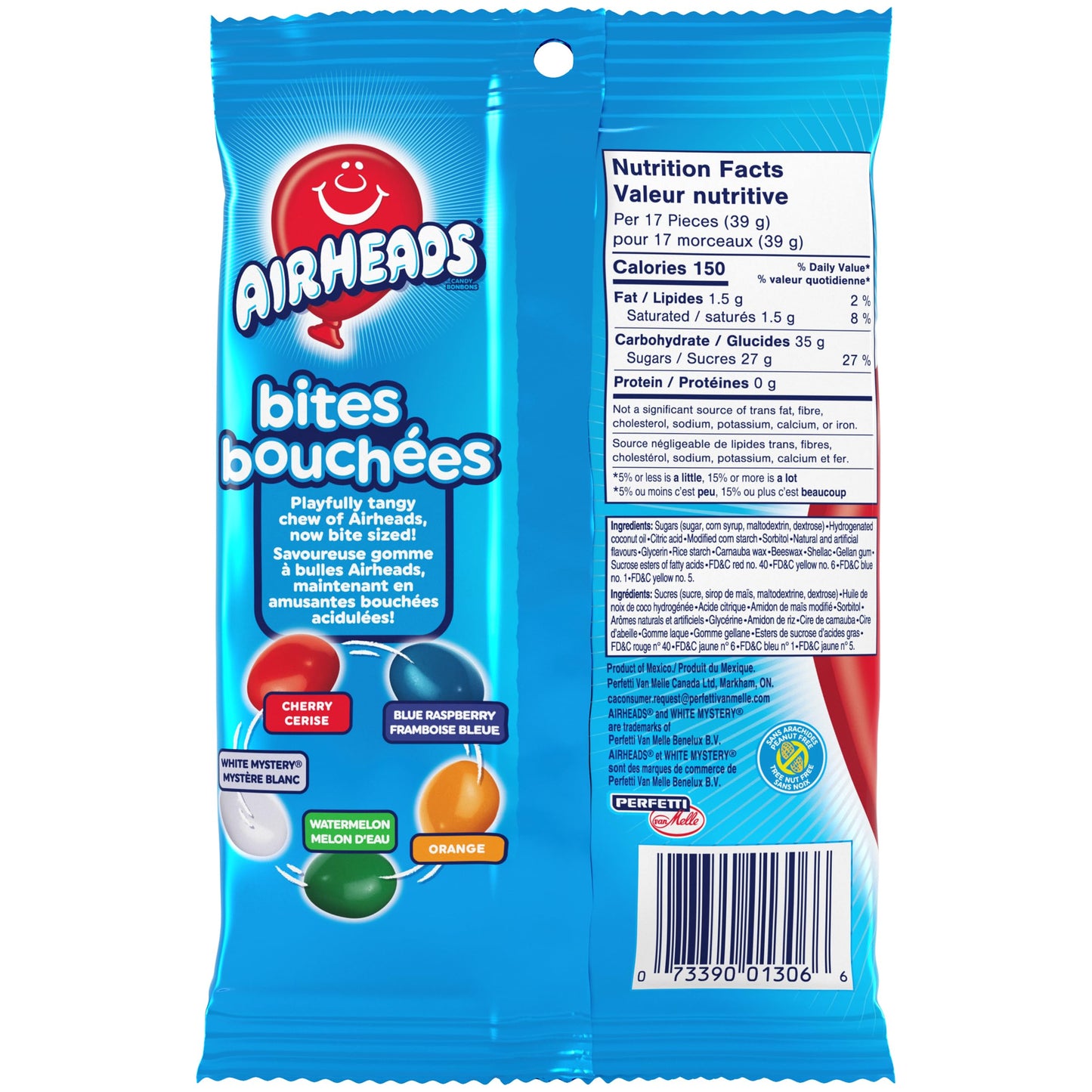 Airheads Bites, Original Fruit Candy, 200g Bag 🍁 All In One Marketplace Canada