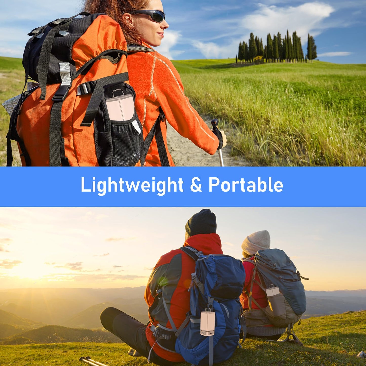 Blukar 116 LED Camping Lantern Rechargeable, 2000L Super Bright Camping Lights Lamp,7 Light Modes, 4800mAh Long Battery Life,90°Adjustable Outdoor Hanging Tent Accessories for Hiking Emergency Fishing 🍁 All In One Marketplace Canada