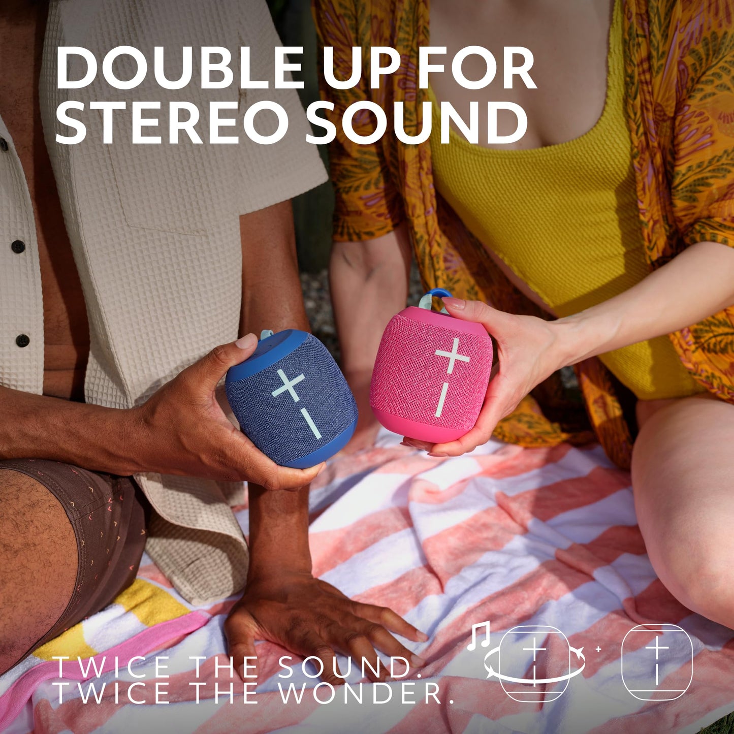 Ultimate Ears WONDERBOOM 4 Portable Waterproof Bluetooth Speaker with Big Bass and 360-Degree Sound, Dustproof Floating Speaker with 131ft (40m) Range - Pink 🍁 All In One Marketplace Canada