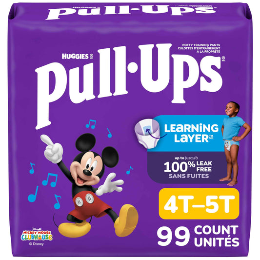 Pull-Ups Boys' Potty Training Pants, Size 4T-5T Training Underwear (38-50 lbs), 99 Count 🍁 All In One Marketplace Canada