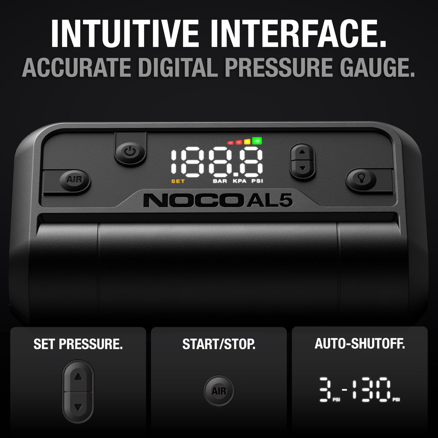 NOCO Air AL5 17 LPM 12V Cordless Tire Inflator & Portable Air Compressor 🍁 All In One Marketplace Canada