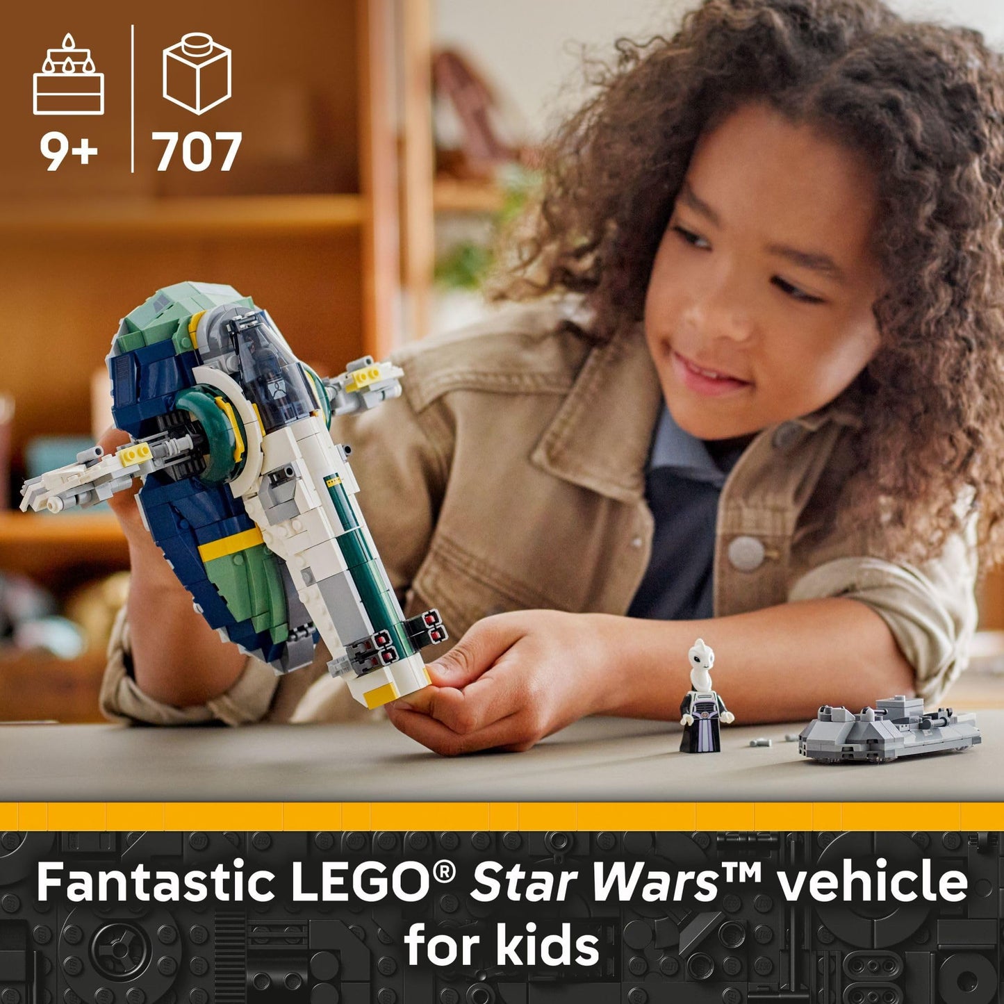 LEGO Star Wars: Attack of The Clones Jango Fett's Starship Building Toy - Pretend Play Set for Boys & Girls, Ages 9+ - Collectible Model Kit & Kids Room Decor - Gift for Birthdays - 75433 🍁 All In One Marketplace Canada