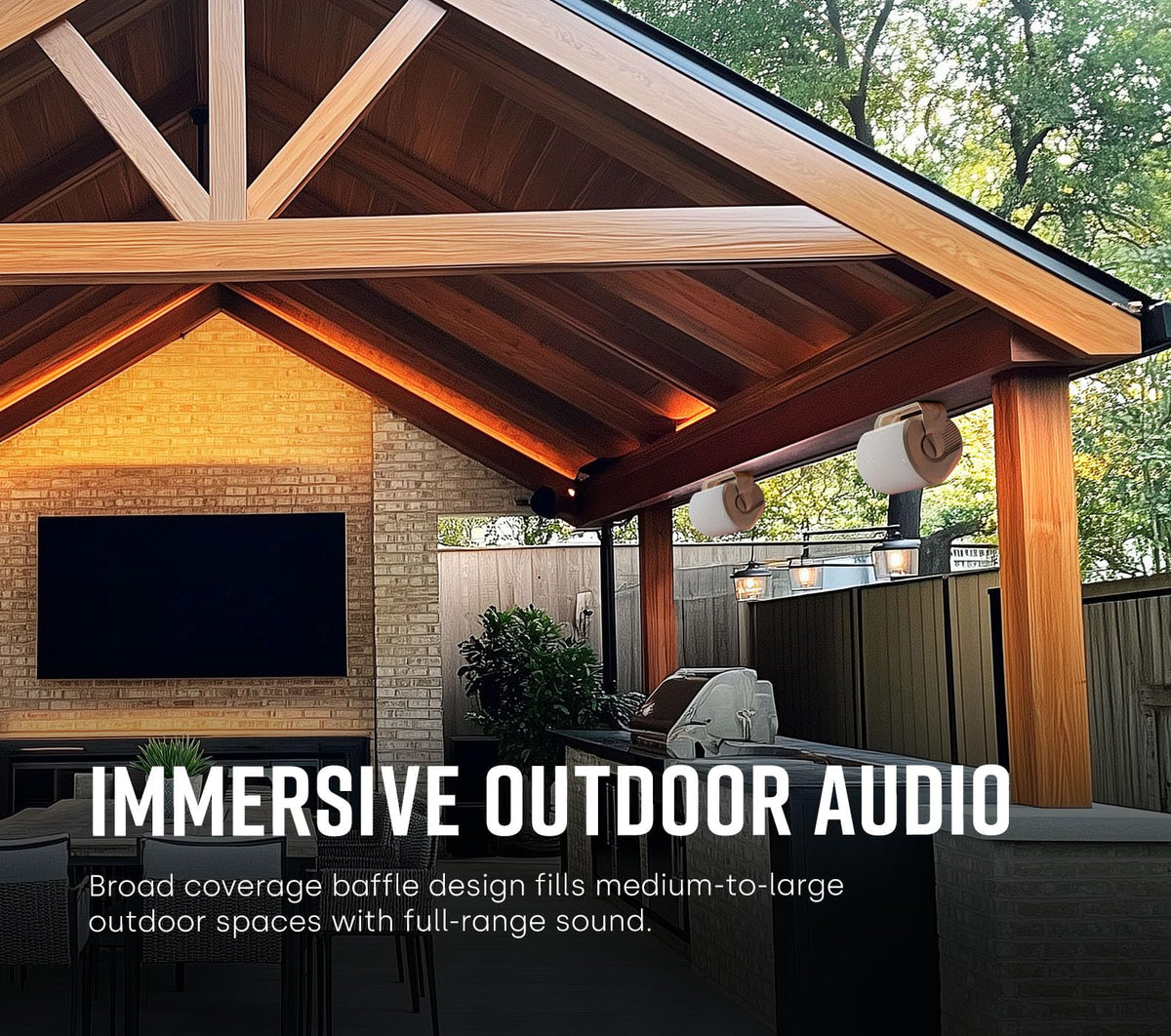 Polk Audio Atrium 6 Outdoor All-Weather Speakers with Bass Reflex Enclosure (Pair, Black), Broad Sound Coverage, Speed-Lock Mounting System 🍁 All In One Marketplace Canada