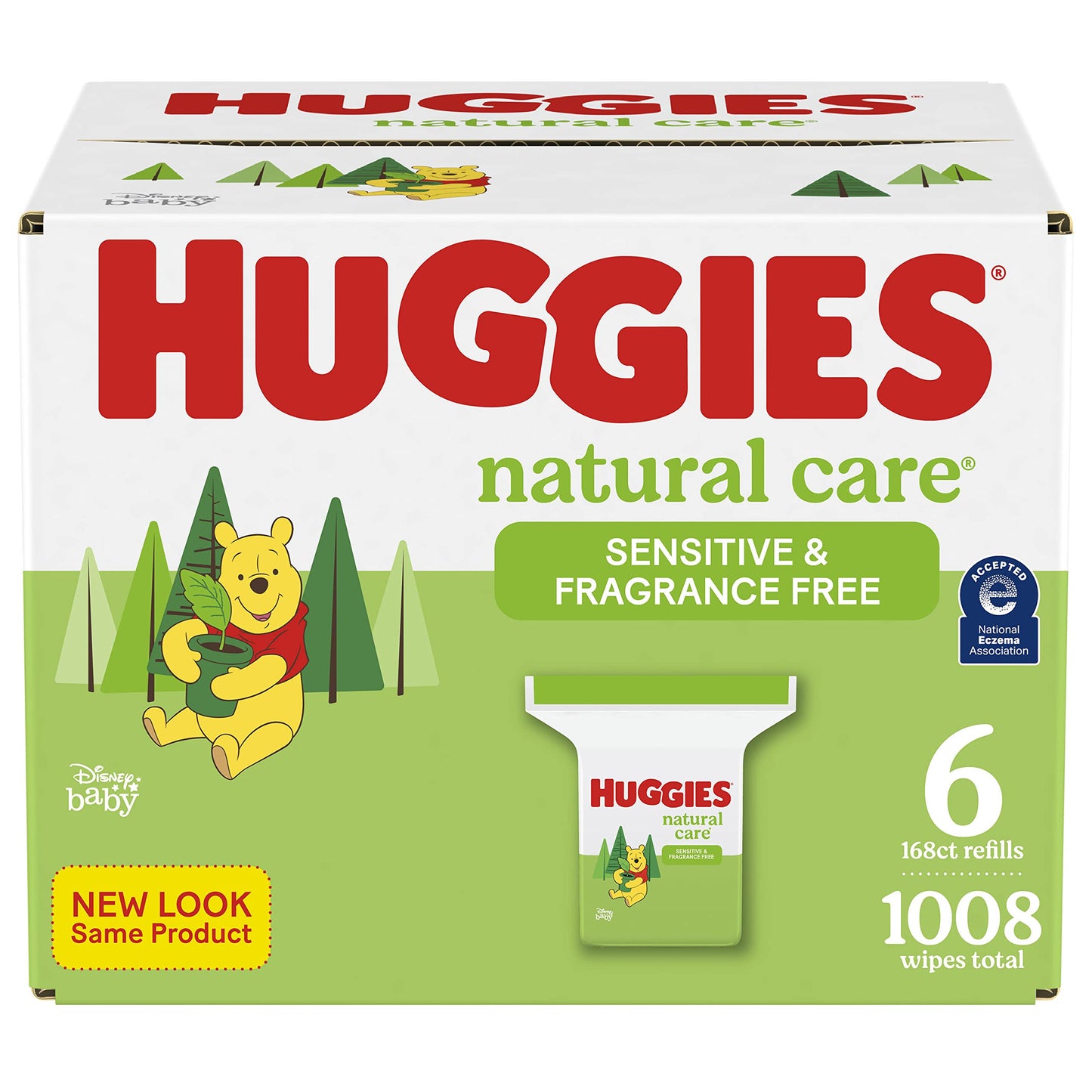 Huggies Natural Care Unscented Baby Wipes, Sensitive, 6 Refill Packs (1008 Wipes) 🍁 All In One Marketplace Canada
