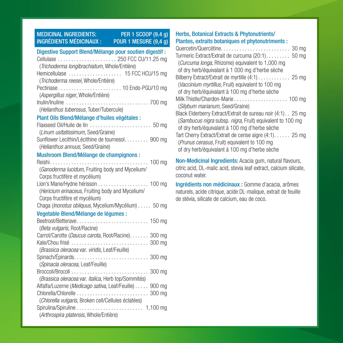 Progressive VegeGreens Pineapple Coconut, Vegan Canadian-Made Superfoods + Daily Greens with 23 Whole Foods, Adaptogens, Anti-Inflammatory, Antioxidants & Digestive Support for Energy and Immunity, 530 g 🍁 All In One Marketplace Canada