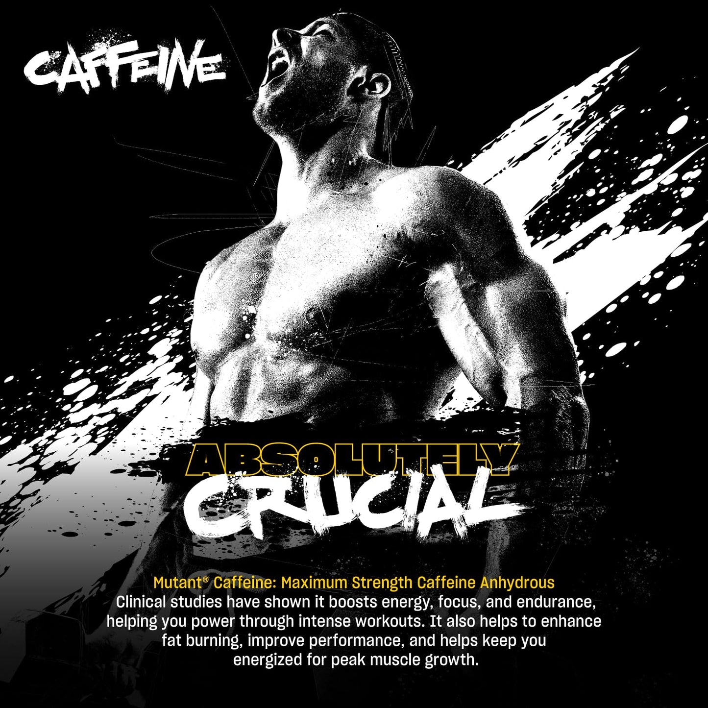 Mutant Caffeine - Maximum strength - 200mg caffeine equivalent - 240 tablets 🍁 All In One Marketplace Canada