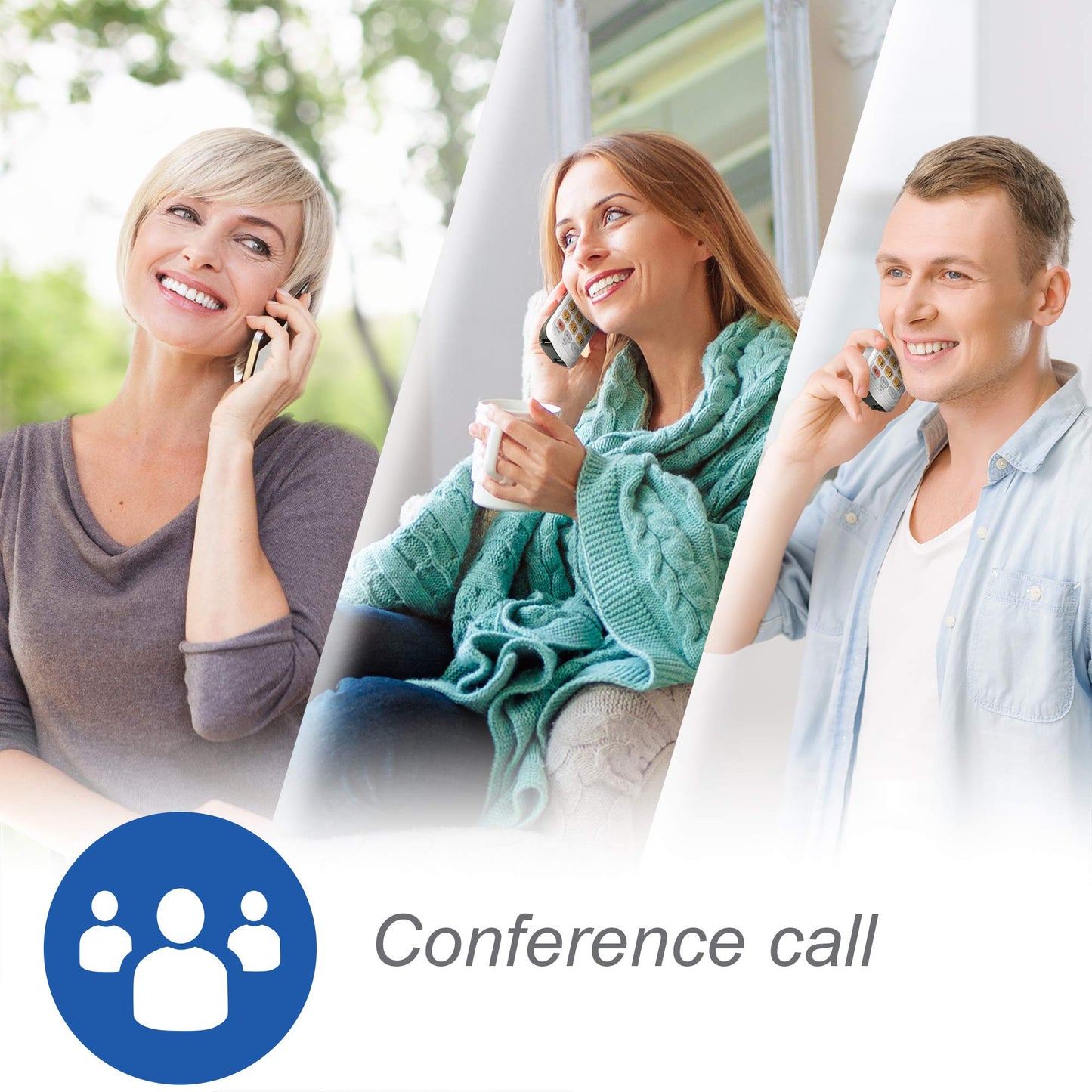 AT&T EL52203 2-Handsets Cordless Phone System with Answering System, Caller ID/Call Waiting - DECT 6.0 - Upto 14 Minutes Recording Time 🍁 All In One Marketplace Canada