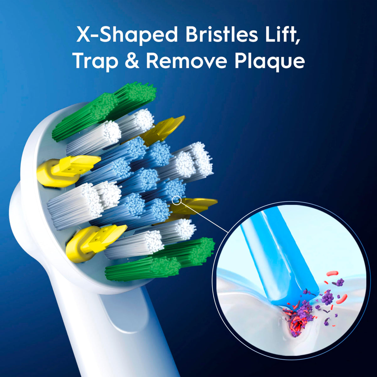 Oral-B FlossAction XFilaments Oral - B Electric Toothbrush Replacement Brush Heads Refill, White (5 Count) 🍁 All In One Marketplace Canada