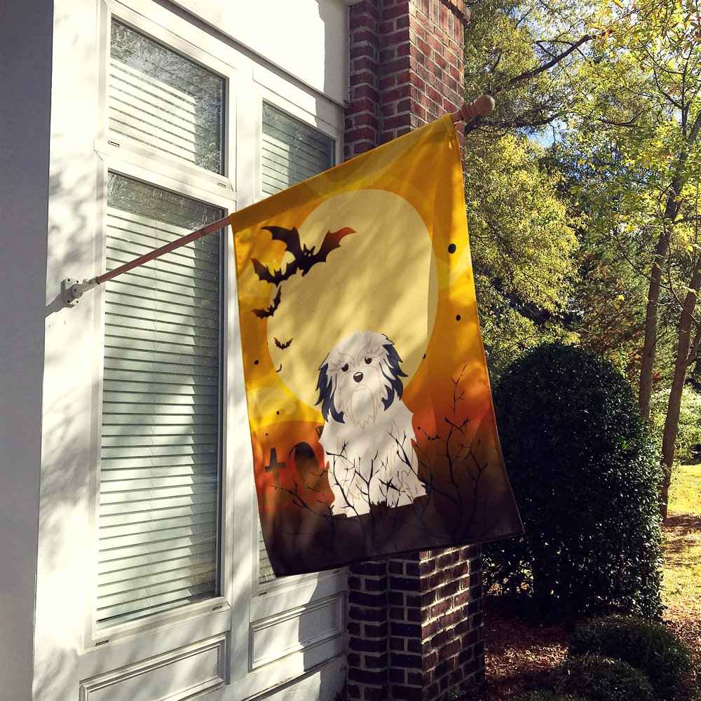 Caroline's Treasures BB4285CHF Halloween Lowchen Canvas House Size Flag, Large, Multicolor
