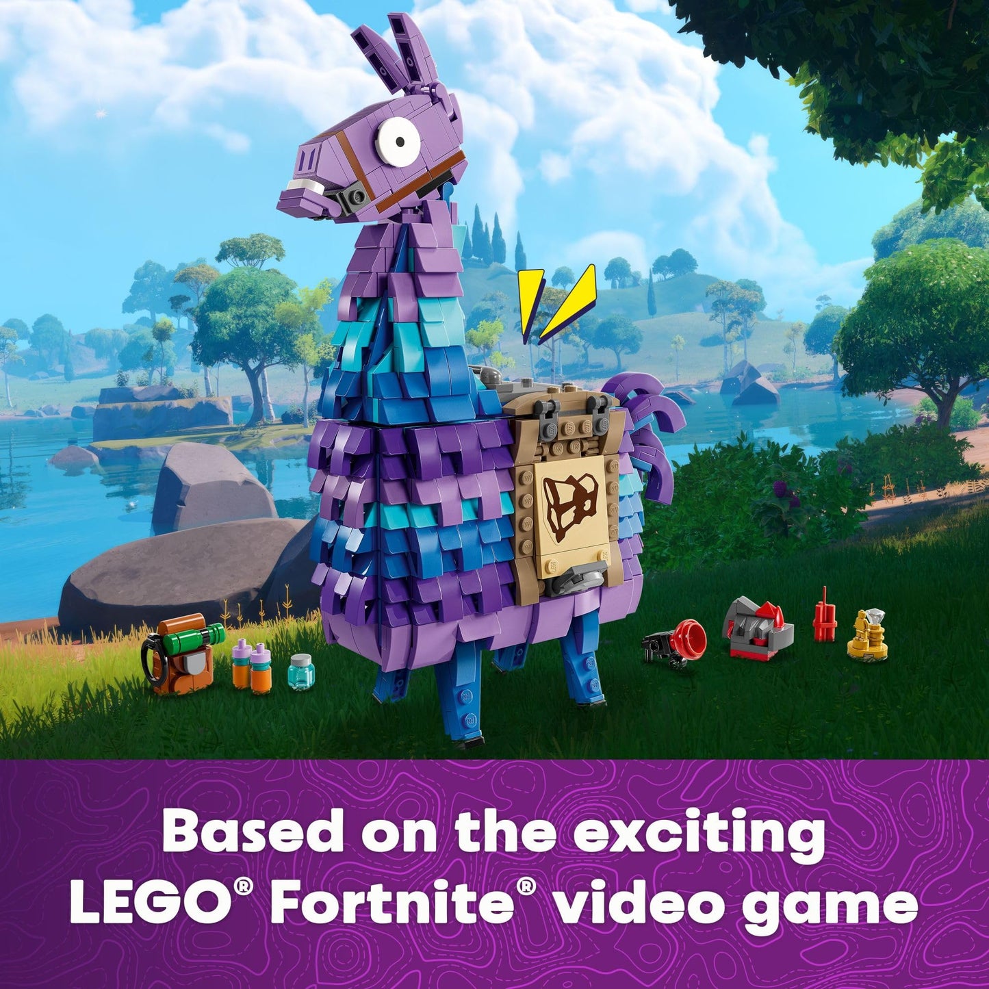 LEGO Fortnite Supply Llama Building Set - Kids Toy for Gamers, Ages 12+ - Display Model, Collectible Fortnite Toy - Gift for Boys & Girls - 77071 🍁 All In One Marketplace Canada