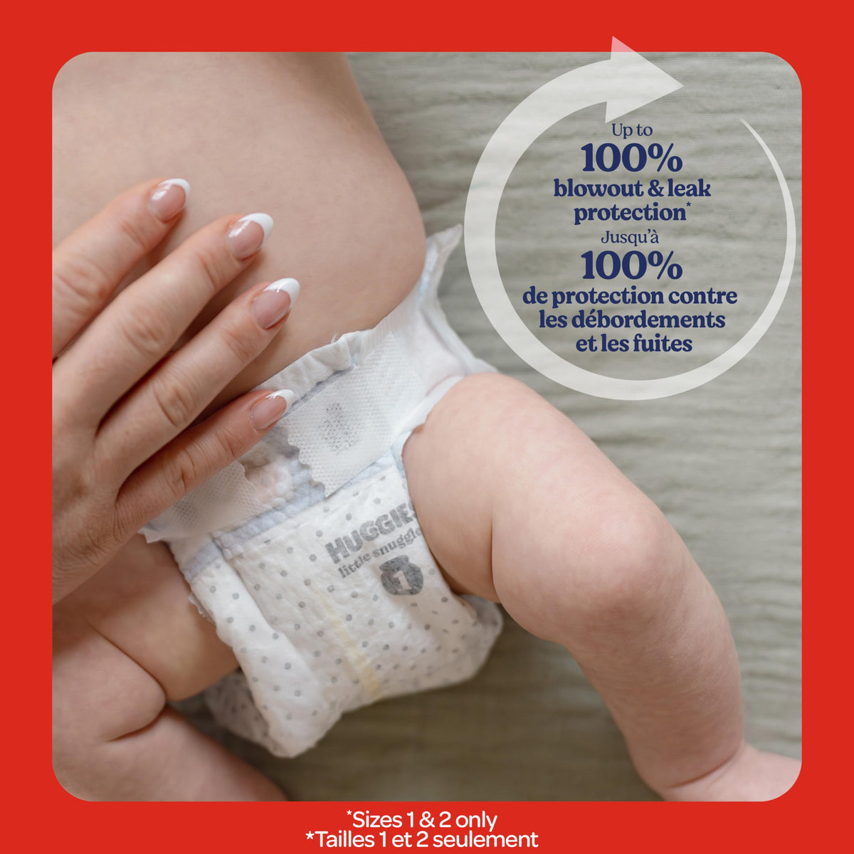 HUGGIES Little Snugglers Baby Diapers, Size 2 (12-18 Lb.), Mega Colossal Packs (Packaging May Vary), 148 Count 🍁 All In One Marketplace Canada