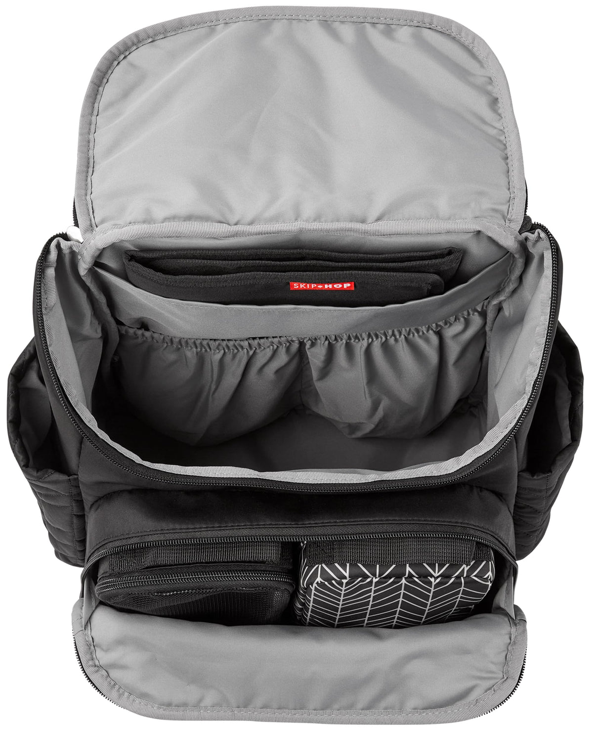 Skip Hop Diaper Bag Backpack: Forma, Multi-Function Baby Travel Bag with Changing Pad & Stroller Attachment, Black 🍁 All In One Marketplace Canada