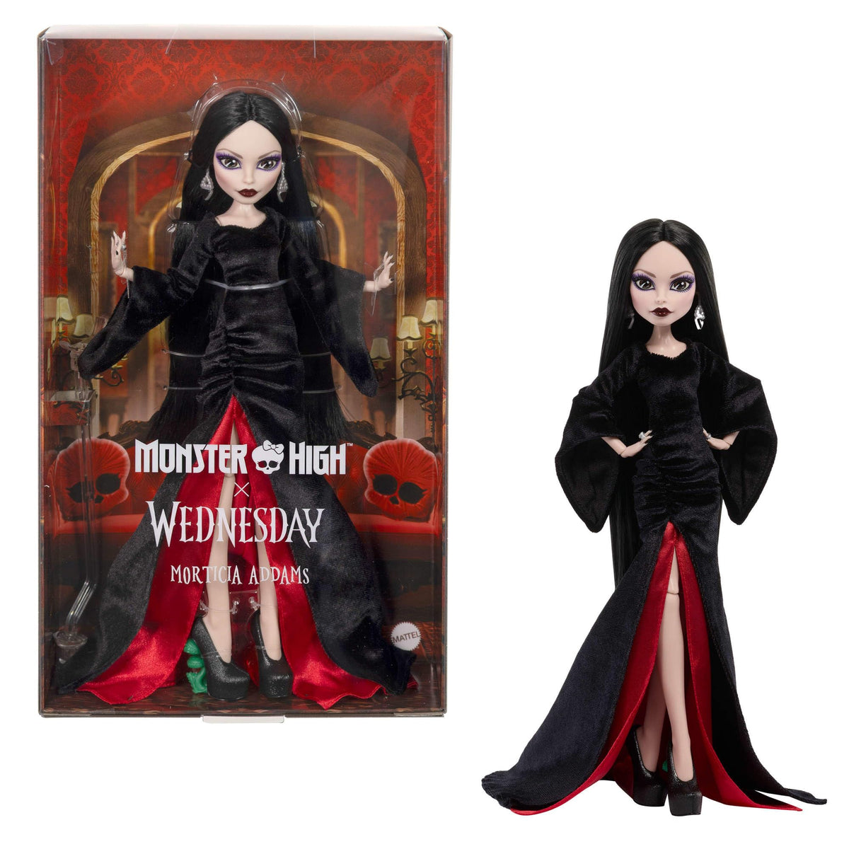 Monster High x Wednesday Morticia Addams Doll 🍁 All In One Marketplace Canada