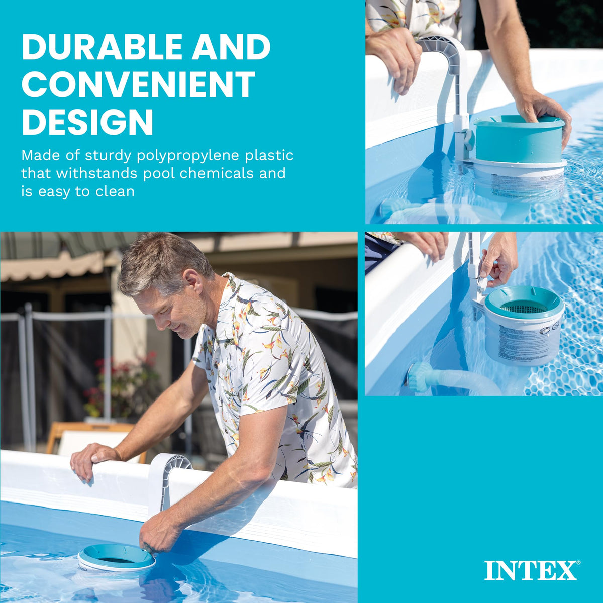 INTEX 28000E Deluxe Wall Mount Pool Cleaning Surface Skimmer for Above Ground Pools 🍁 All In One Marketplace Canada
