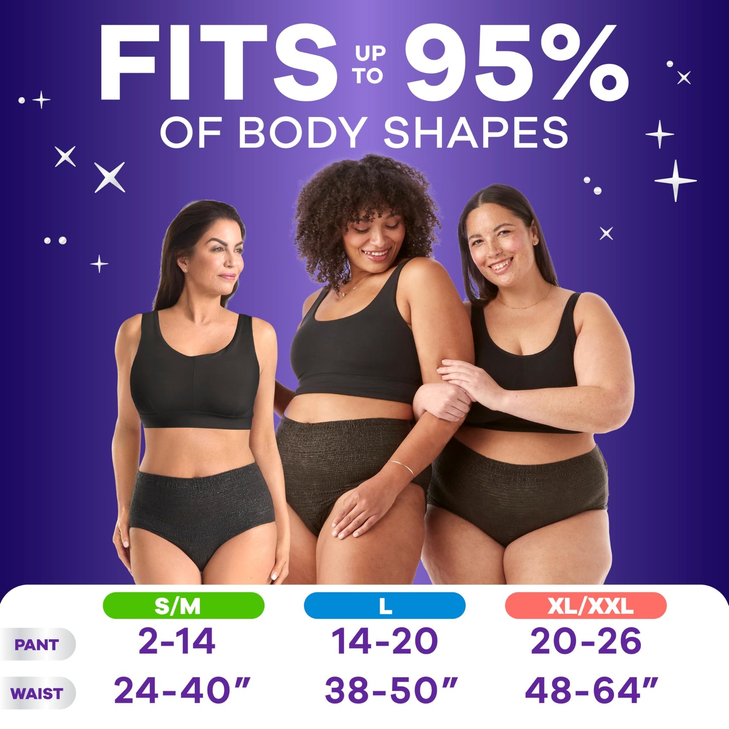 Always Discreet Night, Reimagined Adult Diapers for Women, Overnight Incontinence Underwear L, 14 Count 🍁 All In One Marketplace Canada