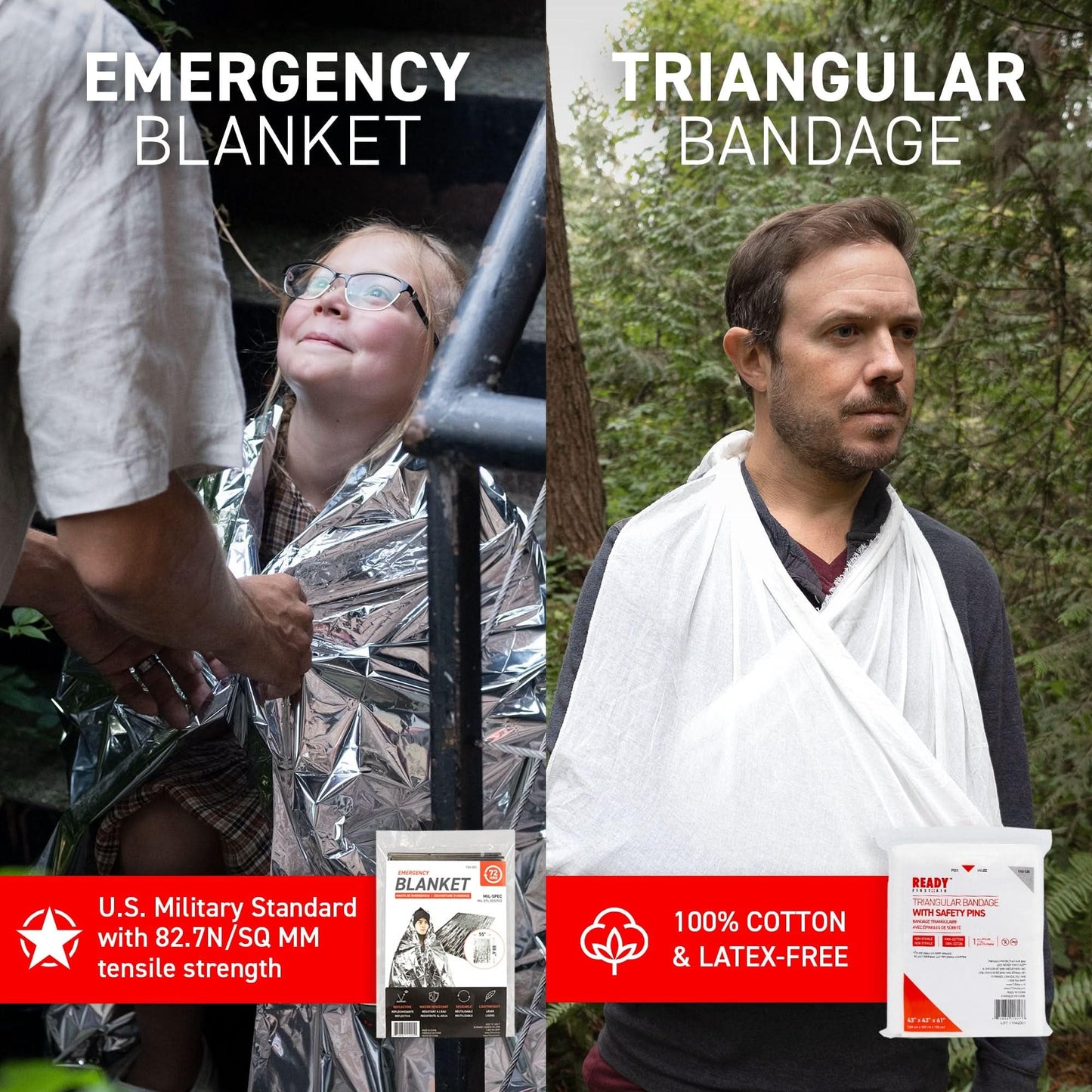 Ready First-Aid 300 Piece First-aid Kit - First Aid Kit for Car, Trousse De Premiers Soins, Home, Camping Essentials, Travel 🍁 All In One Marketplace Canada