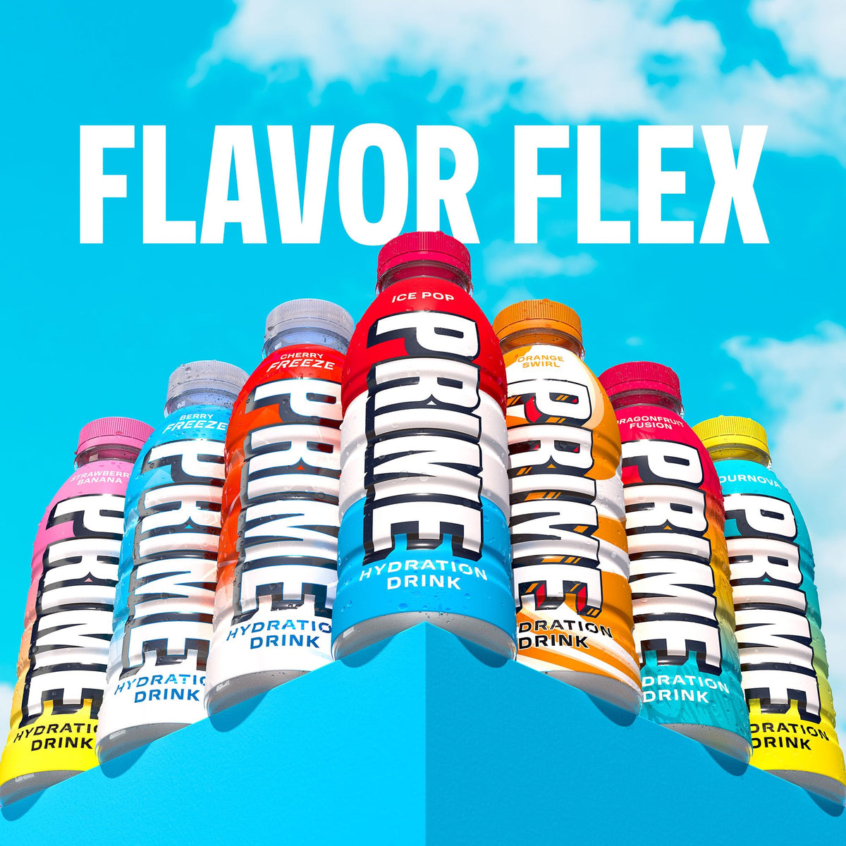 PRIME Hydration CHERRY FREEZE | Sports Drinks | Electrolyte Enhanced | B Vitamins | Antioxidants | 2g of Sugar | 500 mL | 12 Pack 🍁 All In One Marketplace Canada