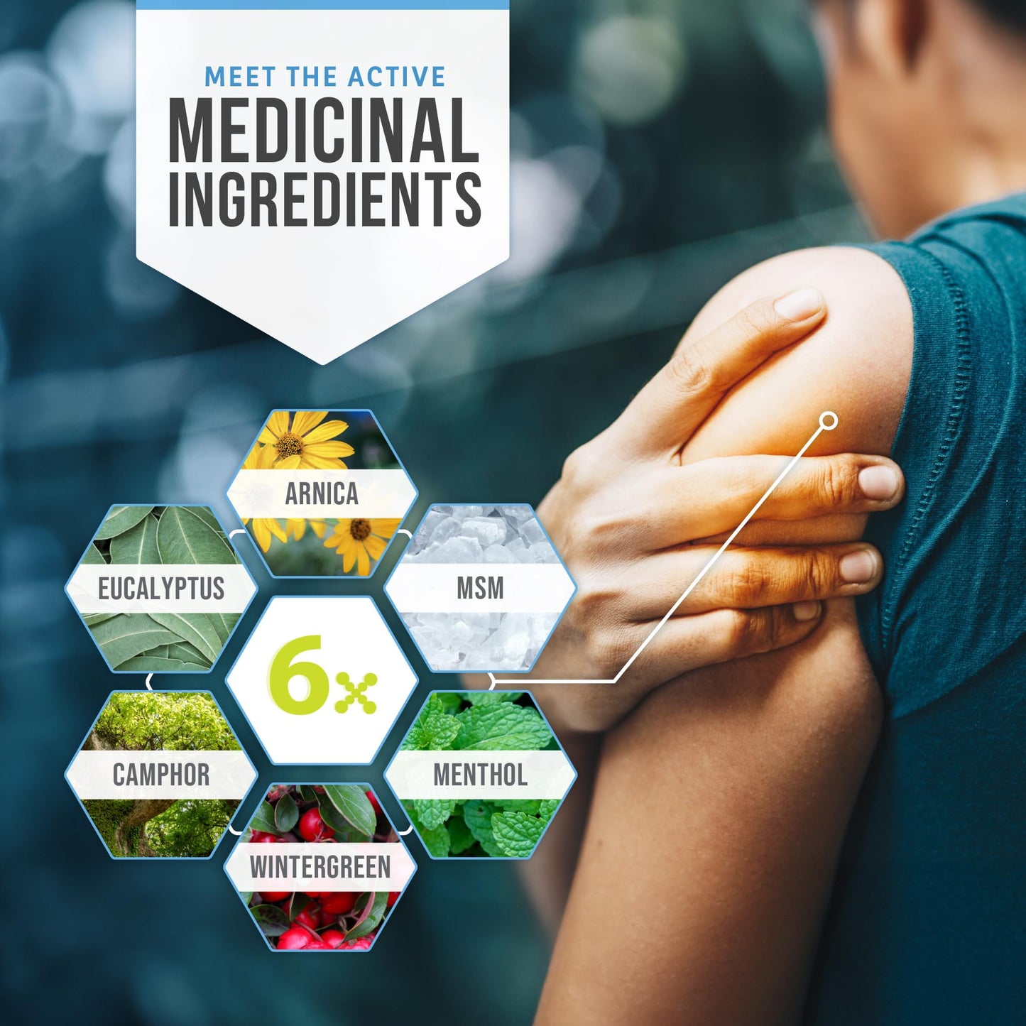KaLaya 6X Extra Strength Pain Relief Cream with Arnica for Arthritis, Joint, Muscle, Back, Neck, Shoulder, Hand and Knee Pain- Medically formulated with 6 Natural Active, Pain Blocking & Anti inflammatory Ingredients (100g - Pack of 1)