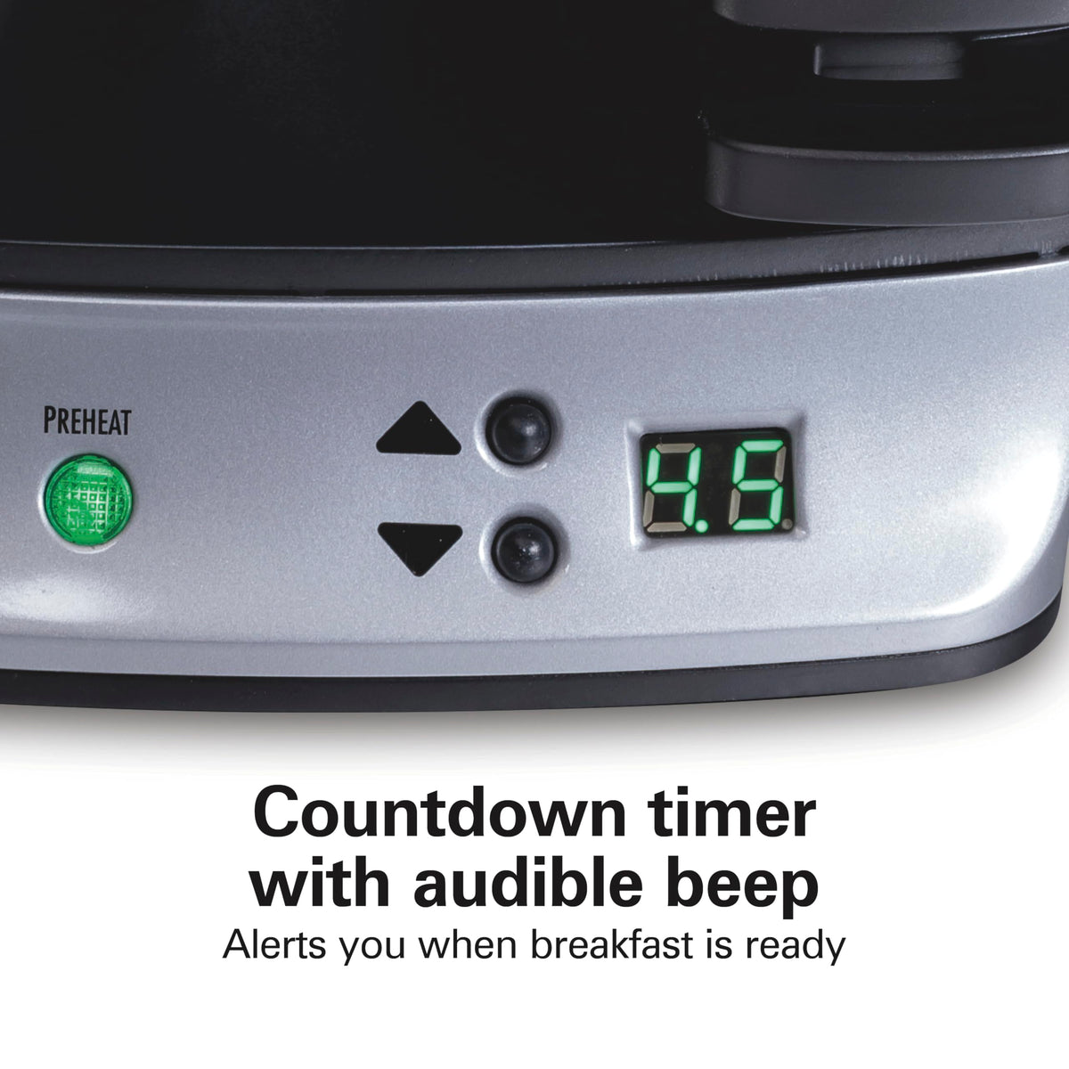 Hamilton Beach Dual Breakfast Sandwich Maker with Audible Timer, Ready in 5 Minutes, Removable Dishwasher Safe PFAS-Free Non-Stick Egg Cooker Ring, Silver (25490MNC) 🍁 All In One Marketplace Canada
