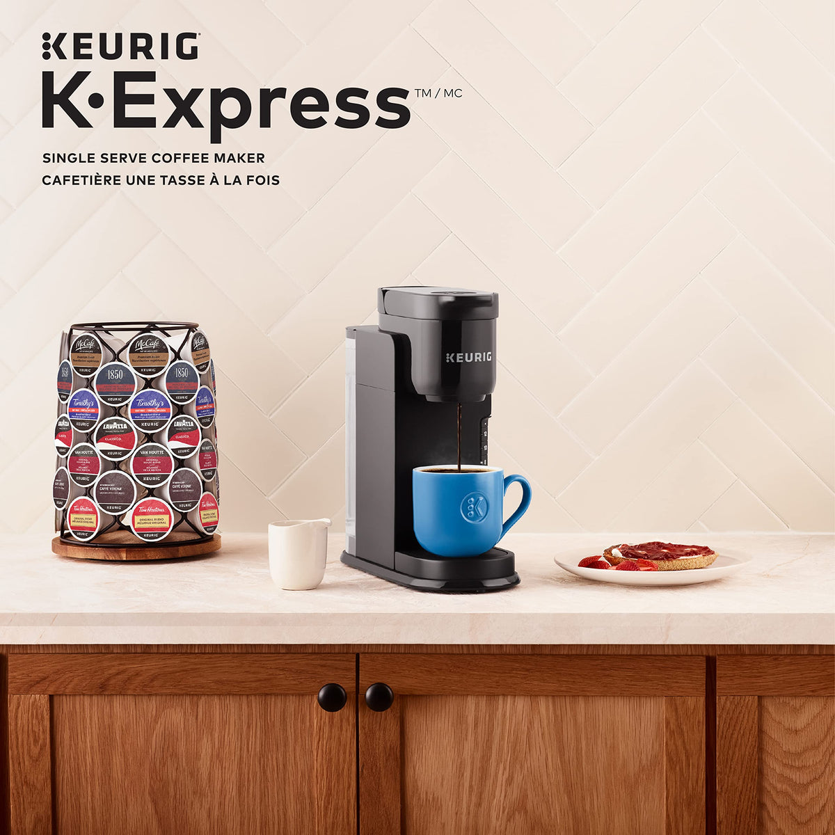 Keurig K-Express Single Serve K-Cup Pod Coffee Maker, Black, With A Removable Reservoir And Strong Button Function 🍁 All In One Marketplace Canada