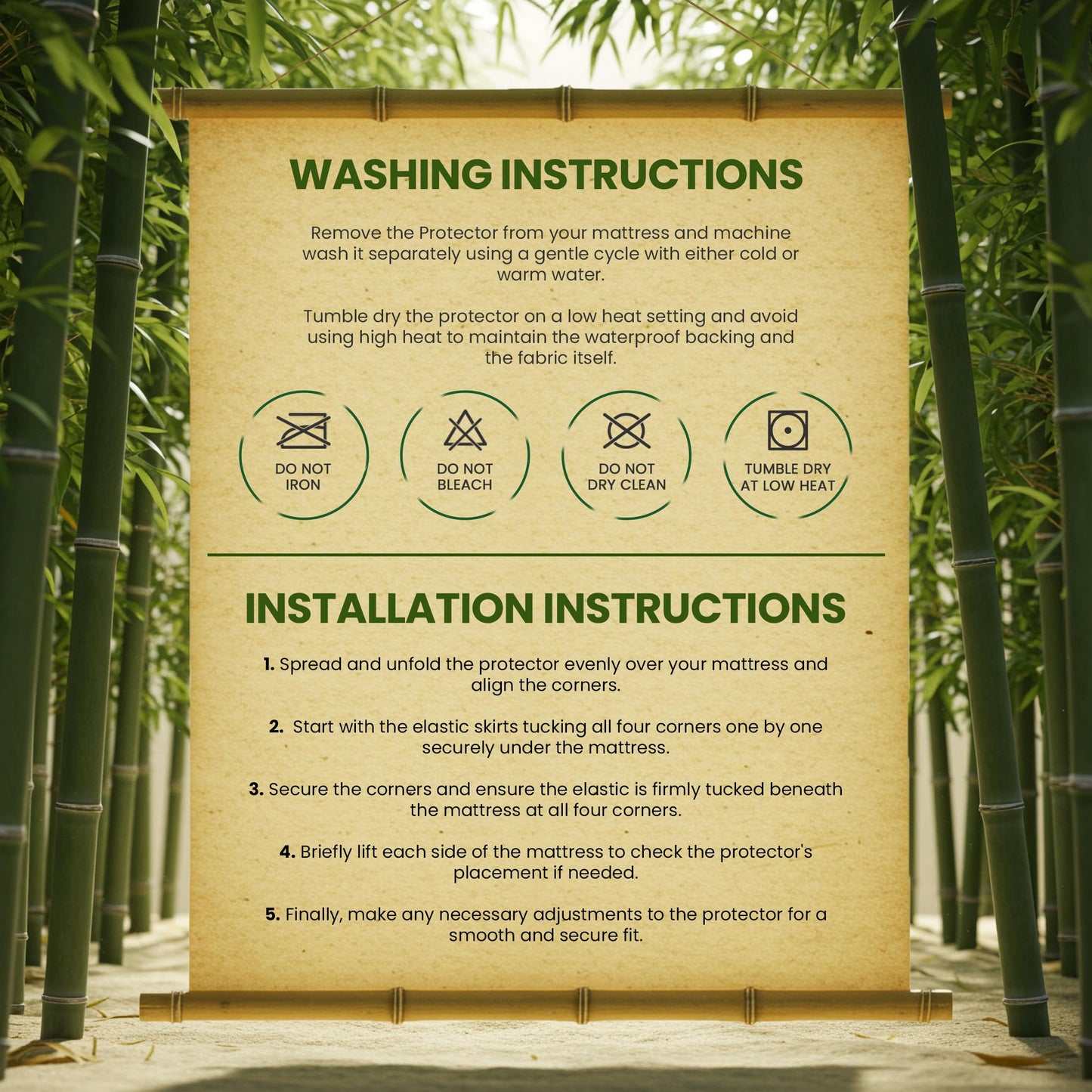 Utopia Bedding Waterproof Mattress Protector Twin Size, Bamboo Viscose Mattress Cover 200 GSM, Fits 15 Inches Deep, Breathable, Fitted Style with Stretchable Pockets 🍁 All In One Marketplace Canada