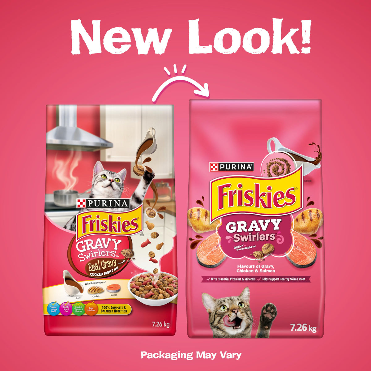 Friskies Gravy Swirlers Dry Cat Food - 7.26 kg Bag 🍁 All In One Marketplace Canada