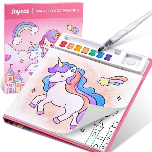 JoyCat Paint with Water Coloring Books for Toddlers, Watercolor Painting Sets for Kids Ages 3-5 4-8, Arts and Crafts Drawing Activities Toy Birthday Gifts for Boys Girls (Magical Pony) 🍁 All In One Marketplace Canada