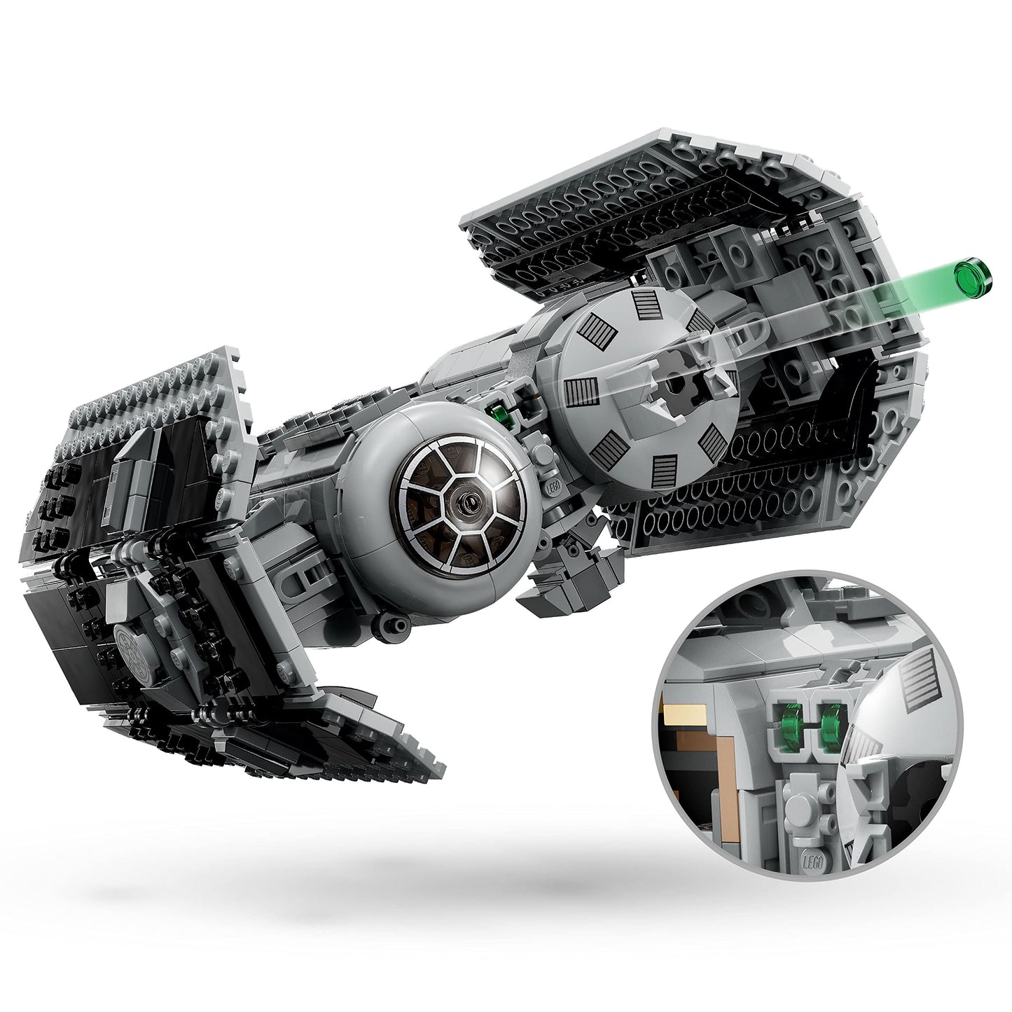 LEGO Star Wars TIE Bomber Model Building Kit, Star Wars Toy Starfighter with Gonk Droid Figure, Darth Vader Minifigure and Lightsaber, Collectible Star Wars Gift for 9 Year Olds, 75347 🍁 All In One Marketplace Canada