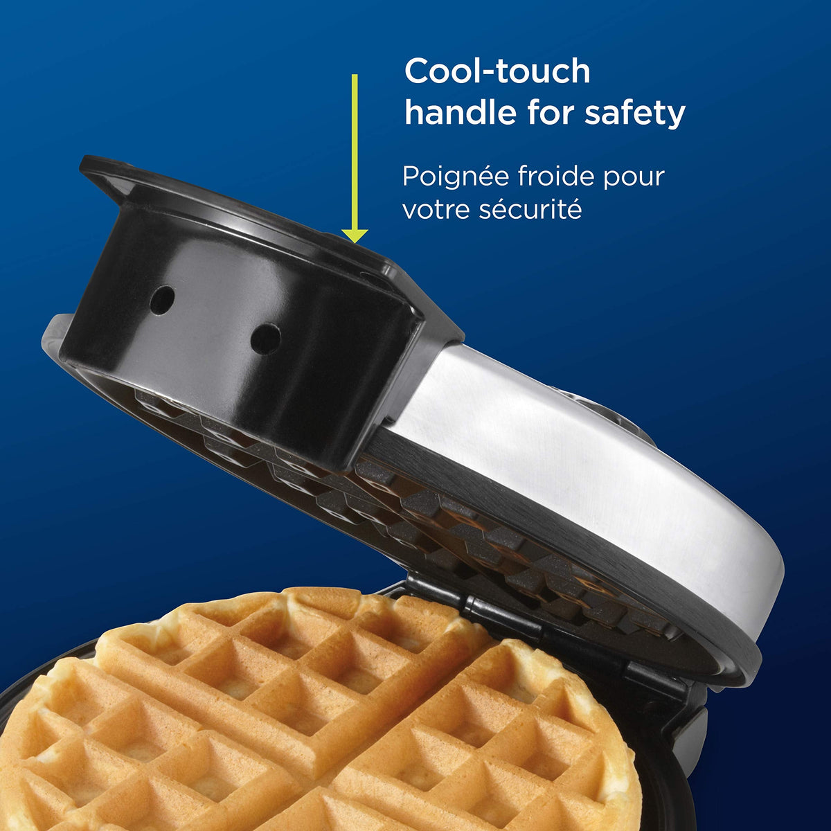 Oster Belgian Waffle Maker, 8", Stainless Steel 🍁 All In One Marketplace Canada