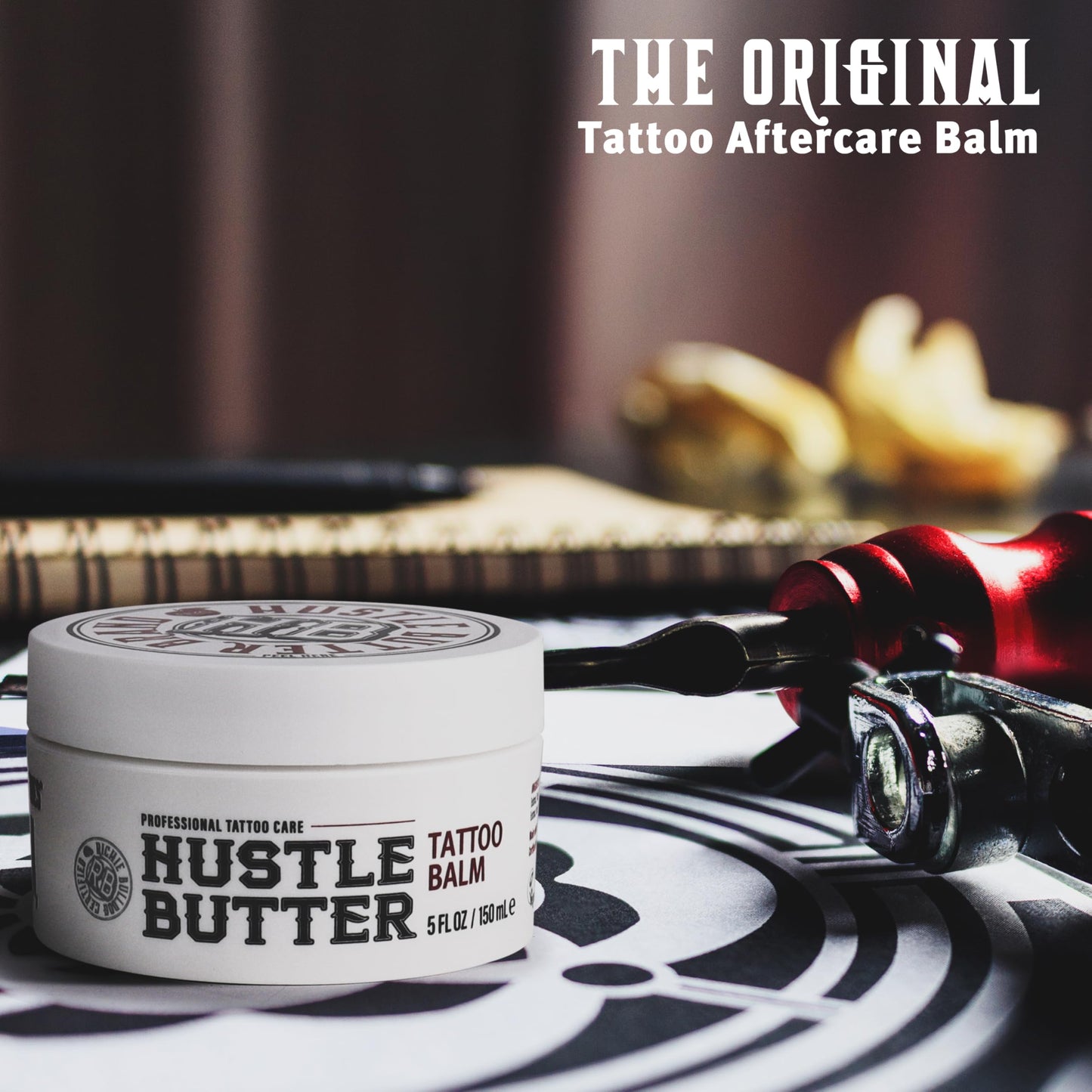 Hustle Butter Tattoo Aftercare 5oz Tattoo Balm, Heals + Protects New Tattoos and Rejuvenates Older Tattoos - 100% Vegan Tattoo Cream No-Petroleum 🍁 All In One Marketplace Canada